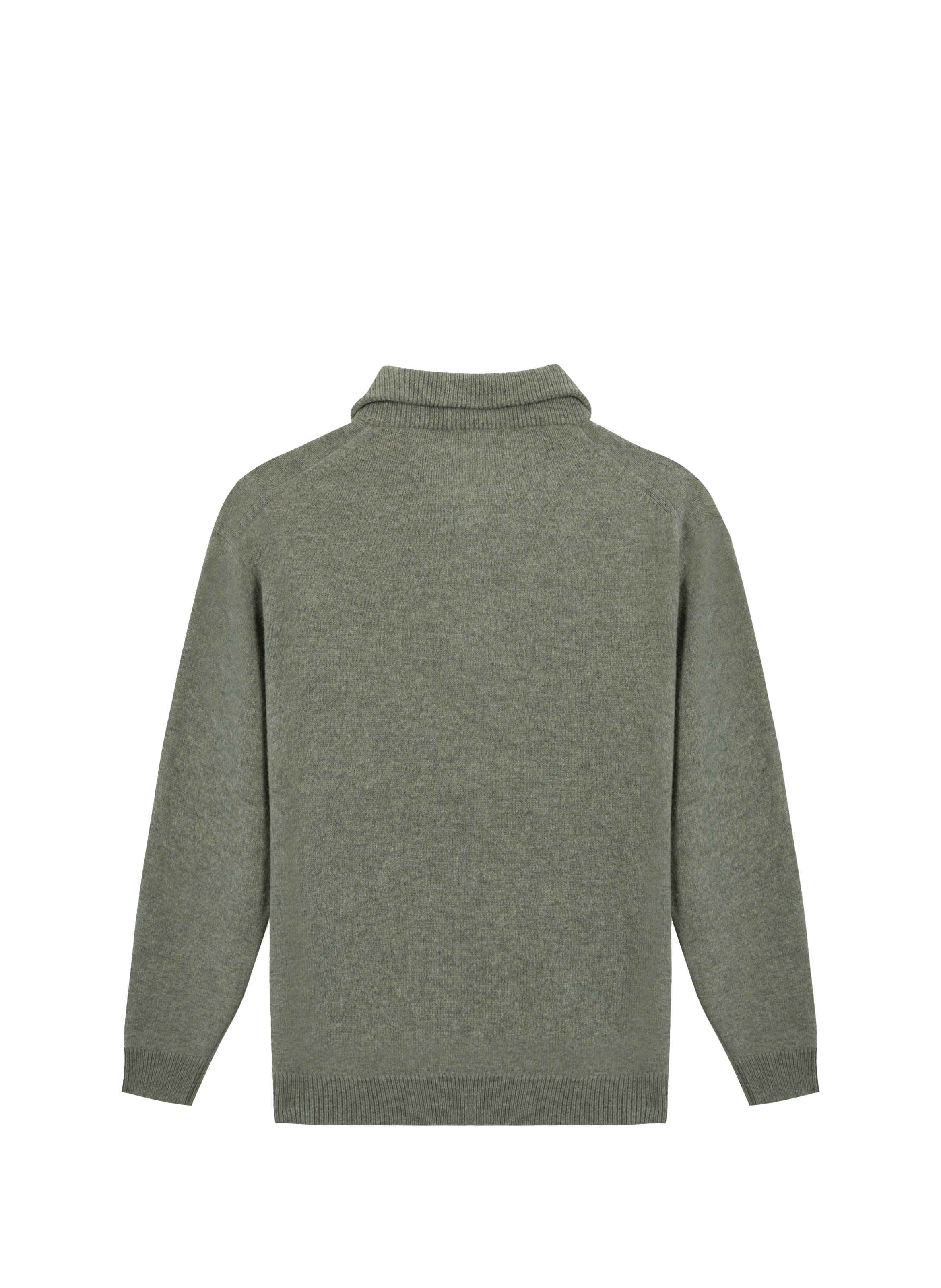 Délépine virgin wool polo sweater MAISON LABICHE Green