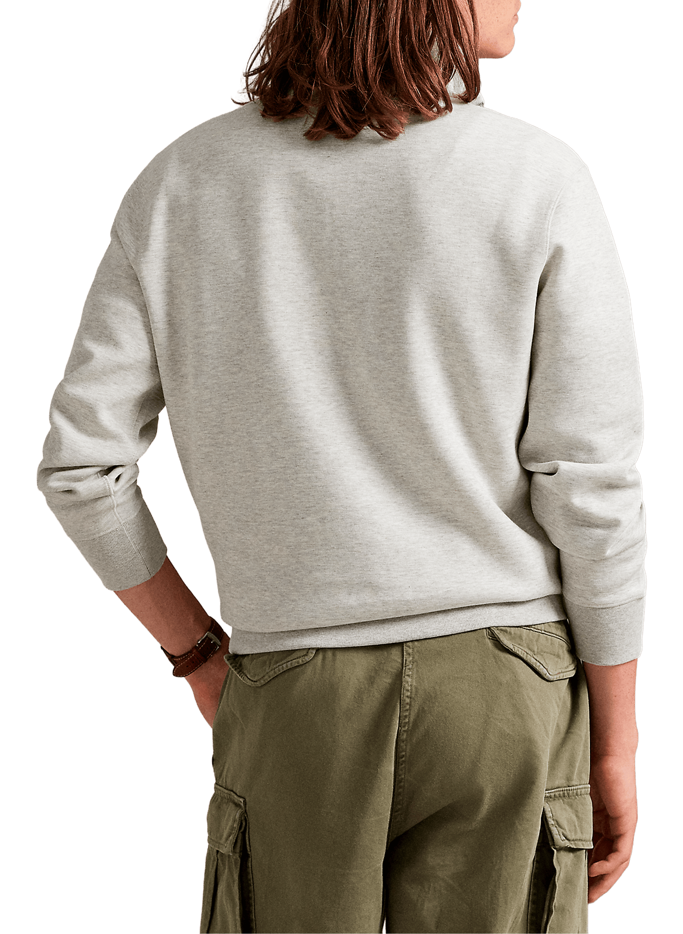 Sweatshirt en coton mélangé POLO RALPH LAUREN Gris