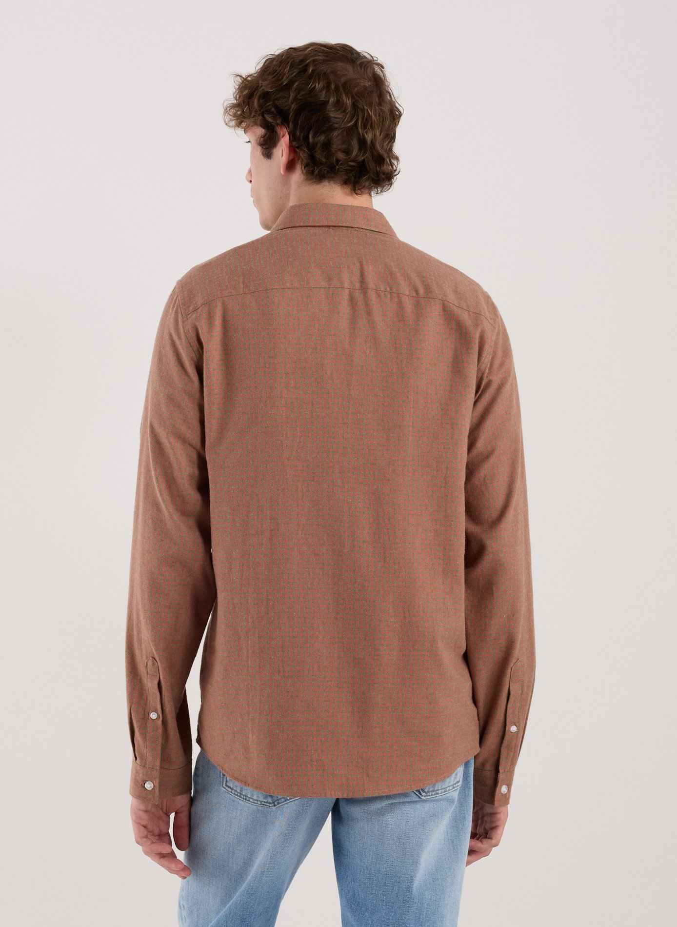 Check cotton Shirt FAGUO Green