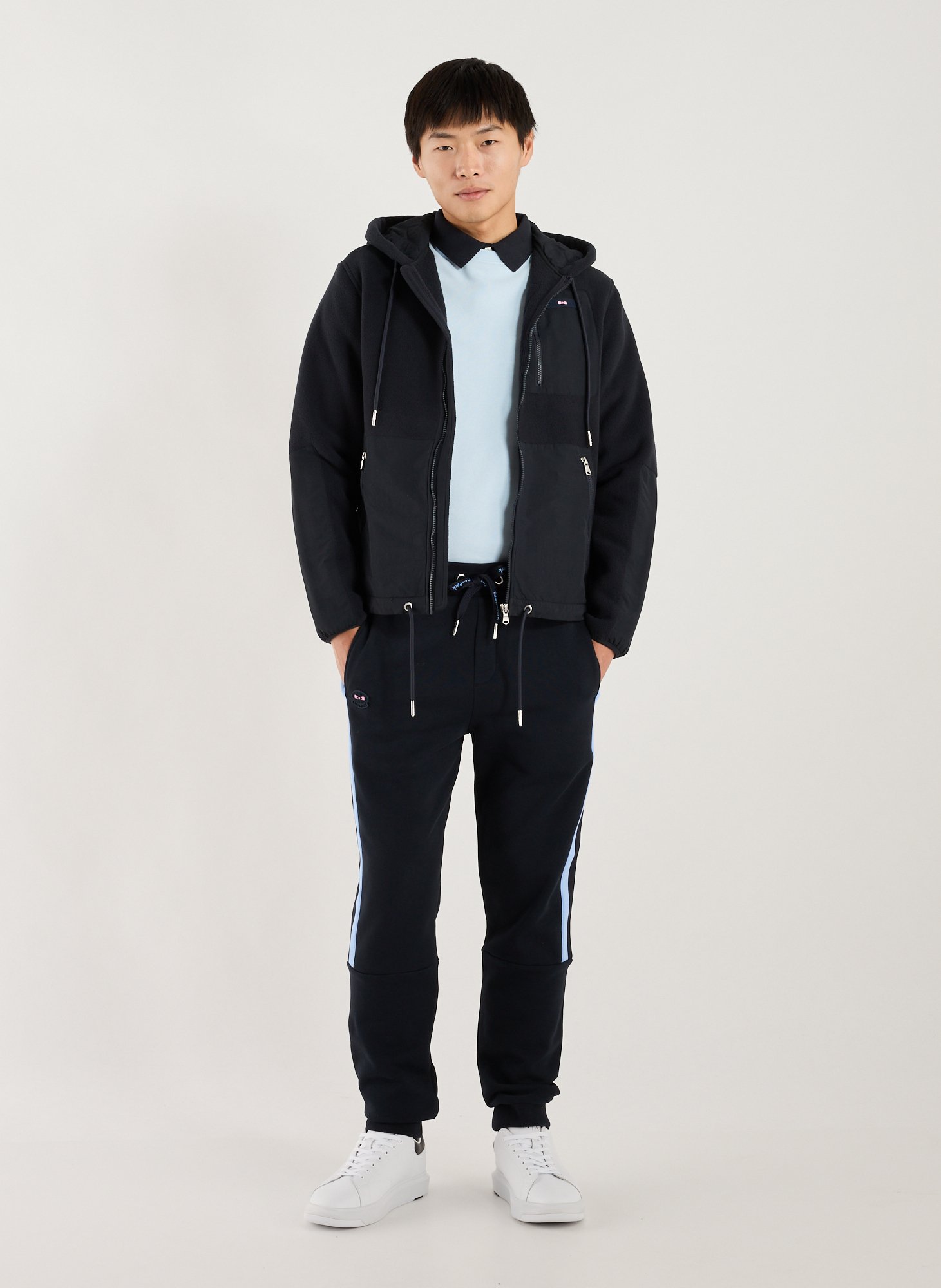 Zip-up hoodie sweatshirt EDEN PARK Blue