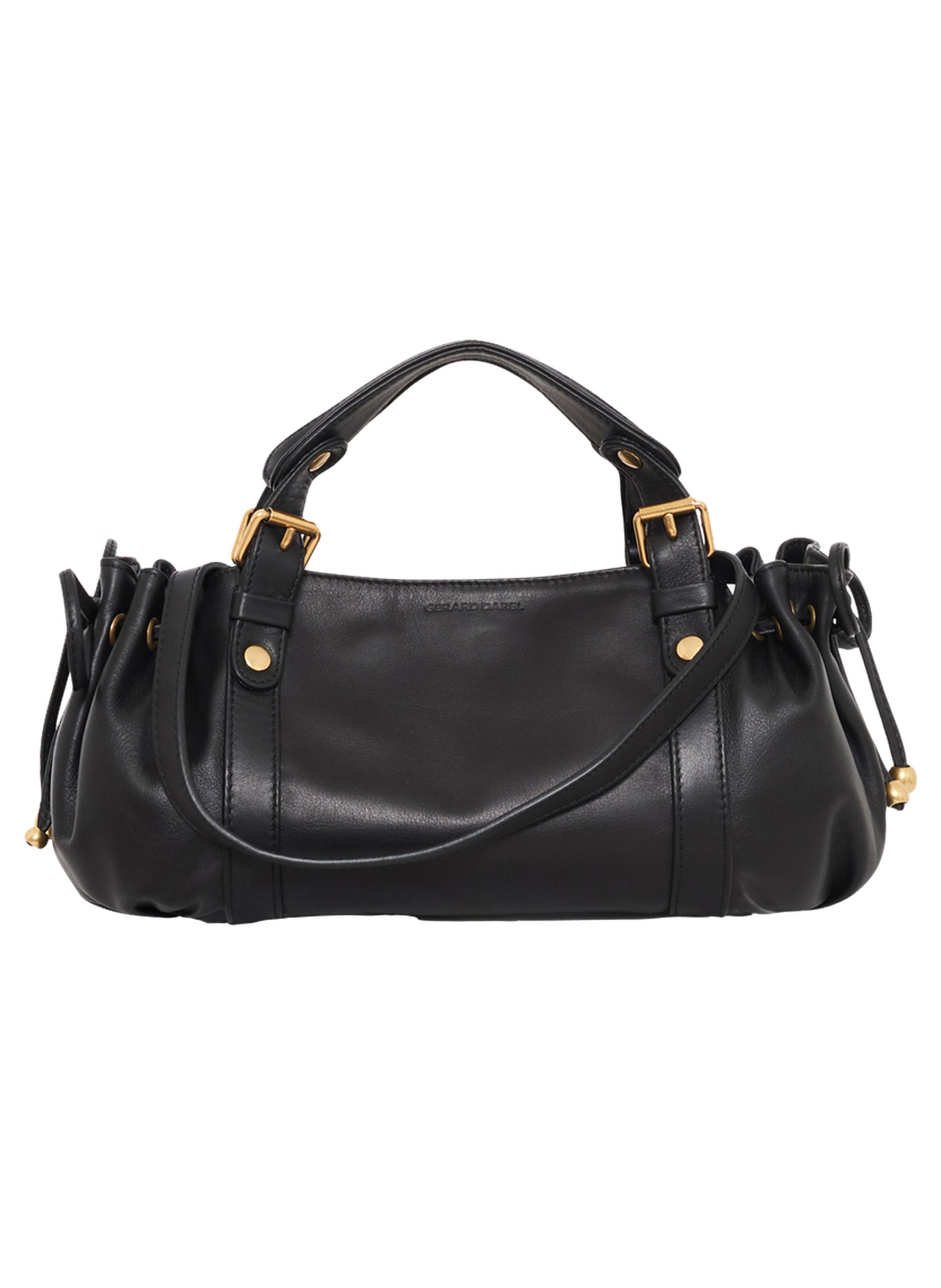 Mini sac à main en cuir – 12h GERARD DAREL Noir