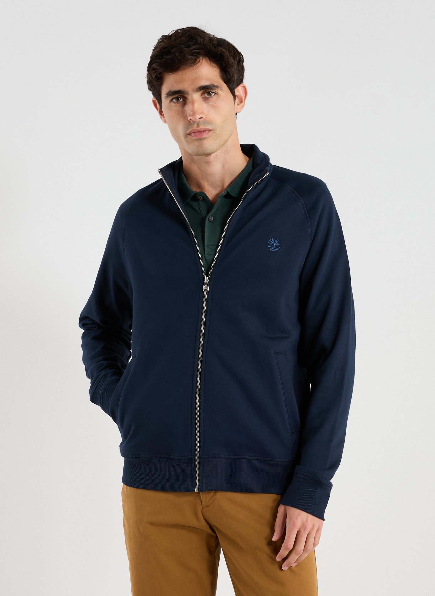 TIMBERLAND Sweatshirt en coton mélangé Bleu