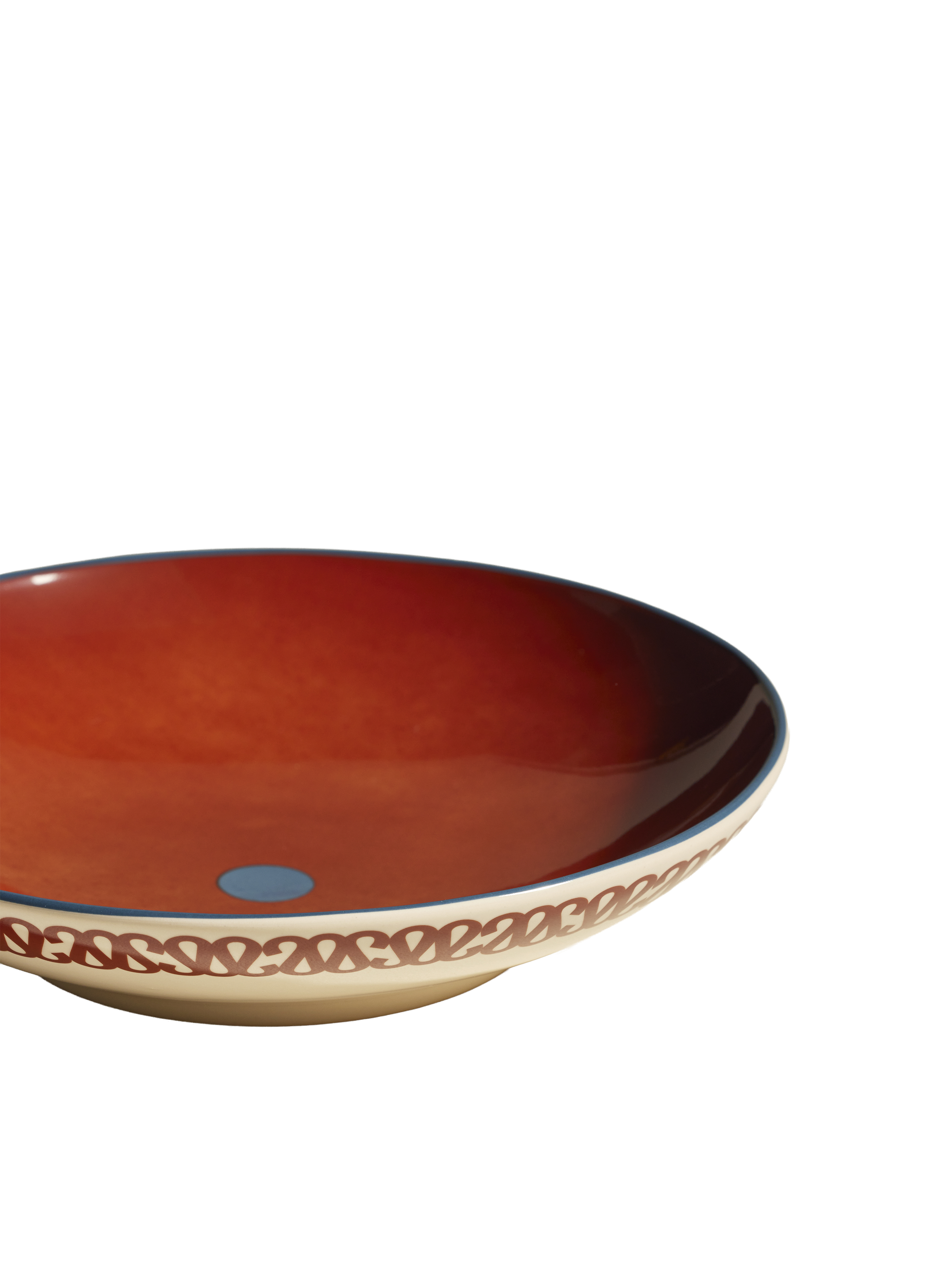 Assiette creuse sarah MAISON SARAH LAVOINE Rouge
