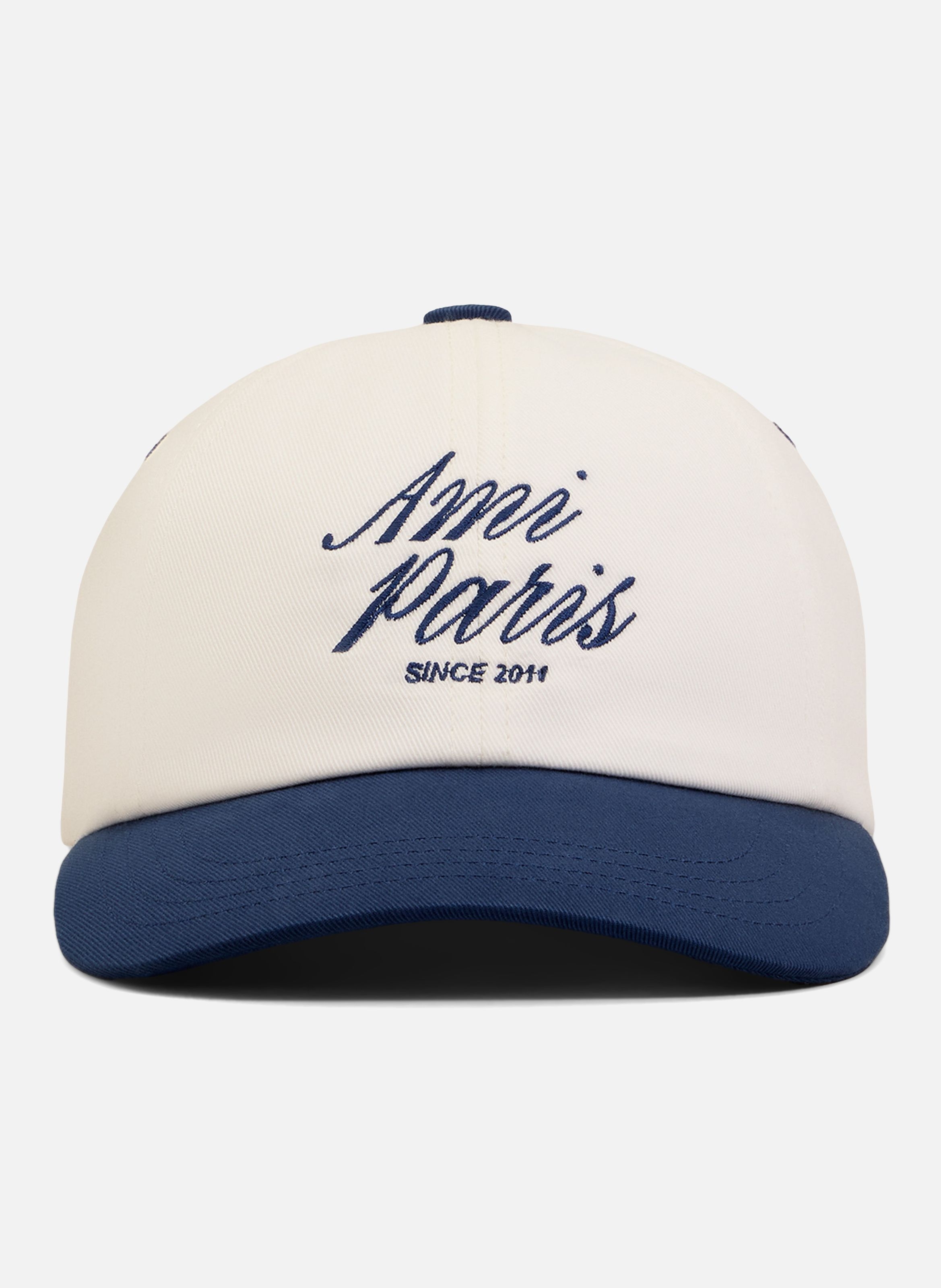 Casquette ami paris bicolore unisexe en coton AMI PARIS Bleu