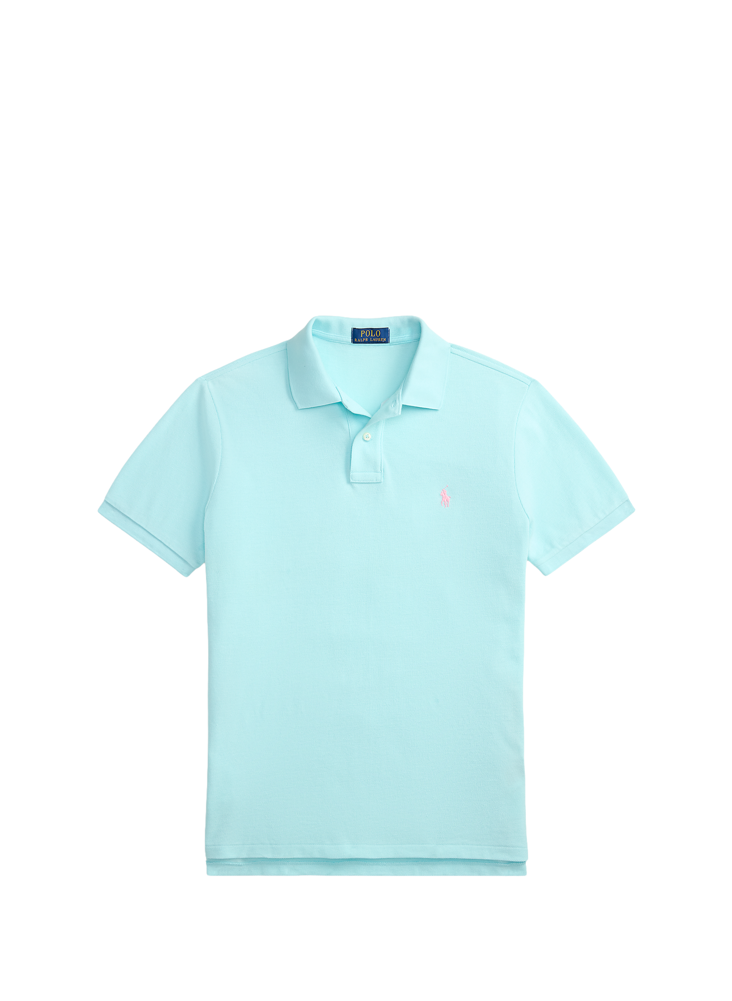 Polo à manches courtes en coton POLO RALPH LAUREN Bleu