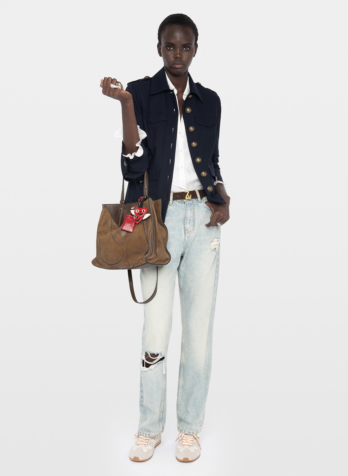 Veste tailleur col classique veraman ZADIG&VOLTAIRE Bleu