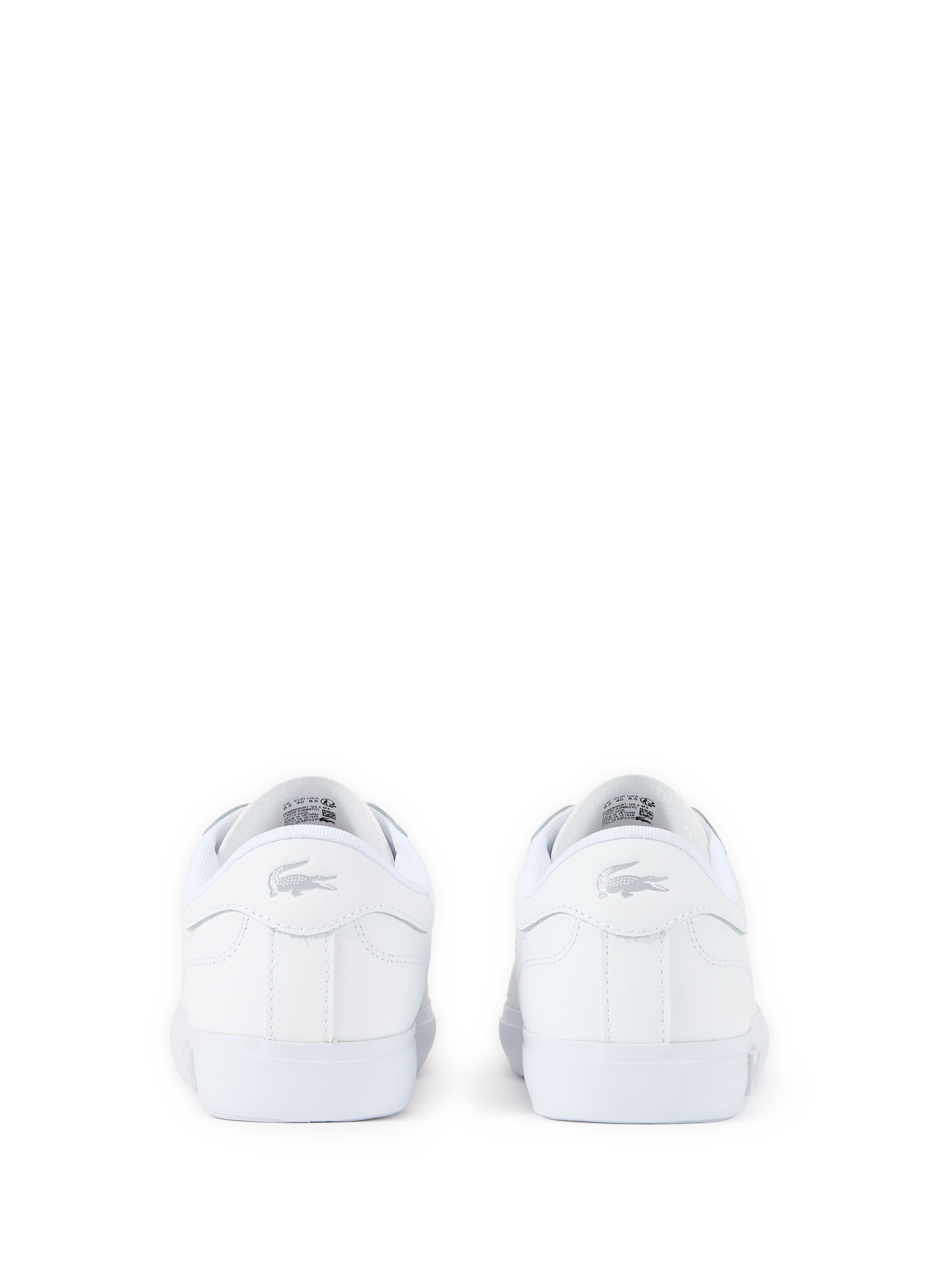 Sneakers Powercourt in mixed leather LACOSTE White