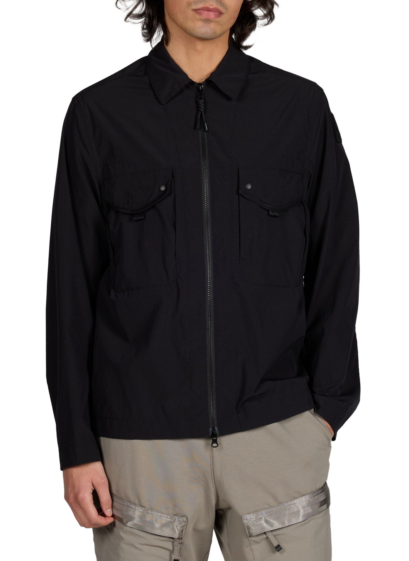 Blouson Elgin à col classique PARAJUMPERS Noir