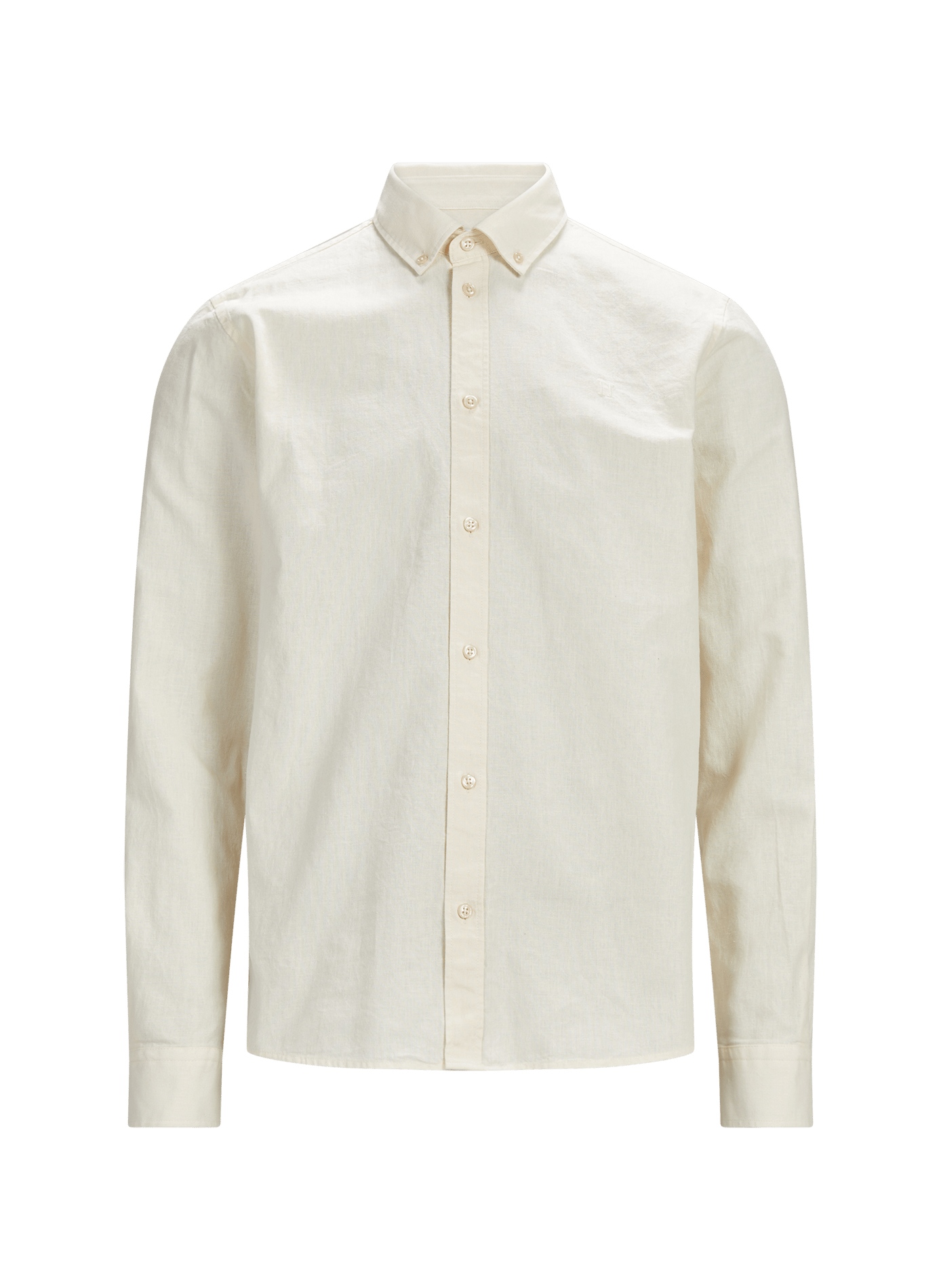 Konrad American collar shirt in cotton and linen LES DEUX Beige