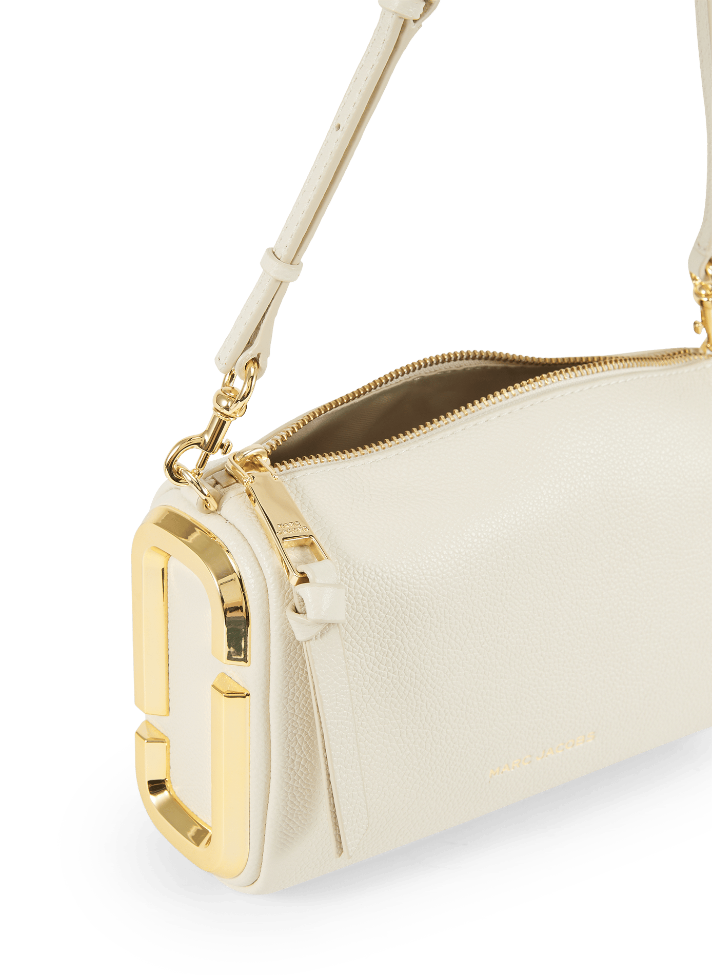 Sac à main The Snapshot en cuir grainé MARC JACOBS Beige