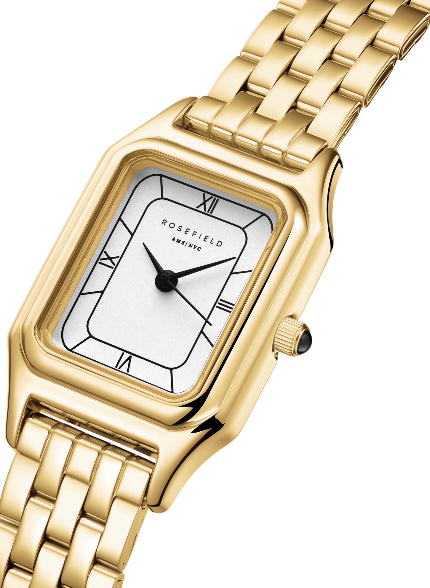 Montre analogique Ivy en acier inoxydable ROSEFIELD Blanc