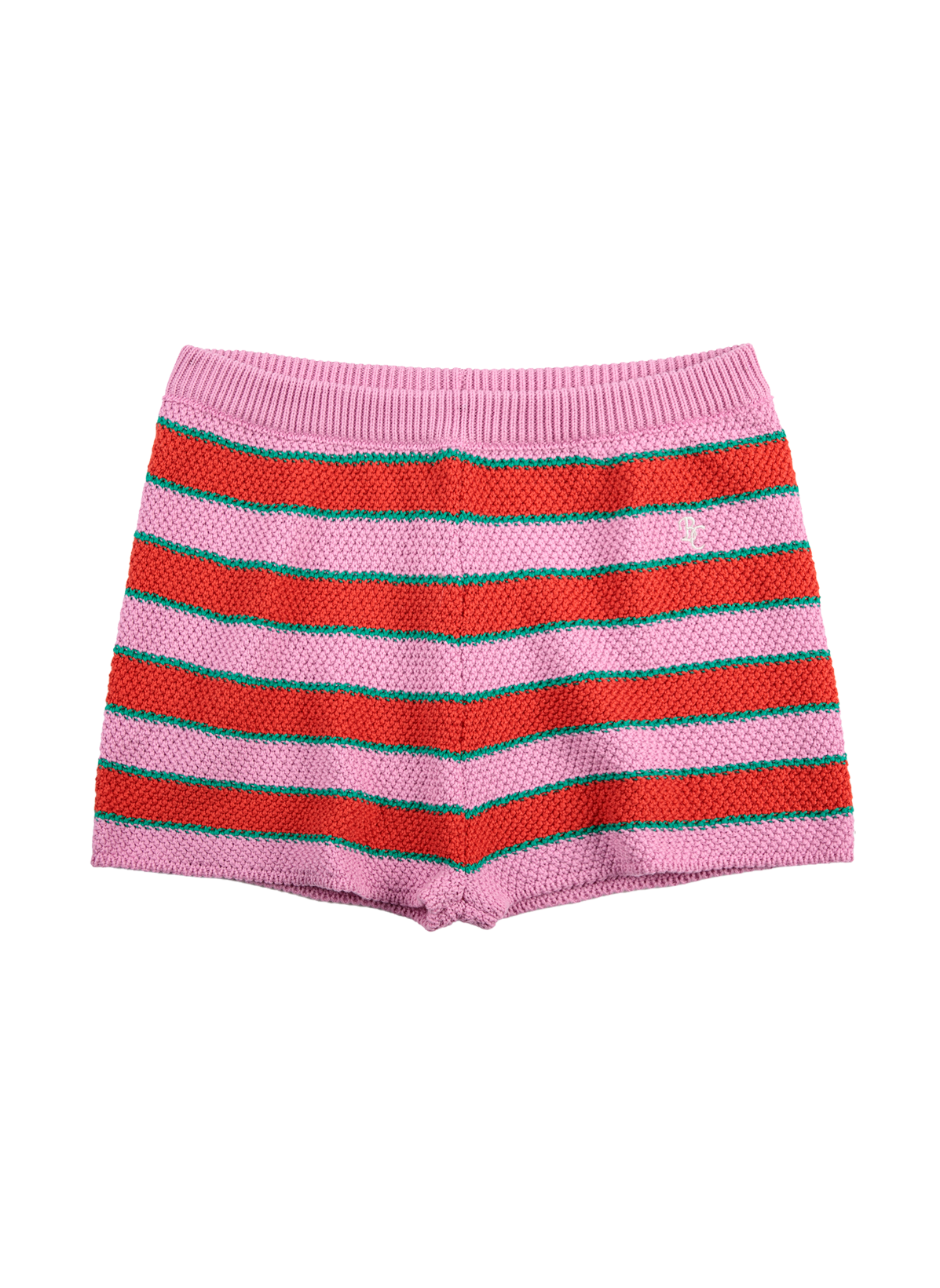 Short rayé en maille de coton biologique BOBO CHOSES Multicolore