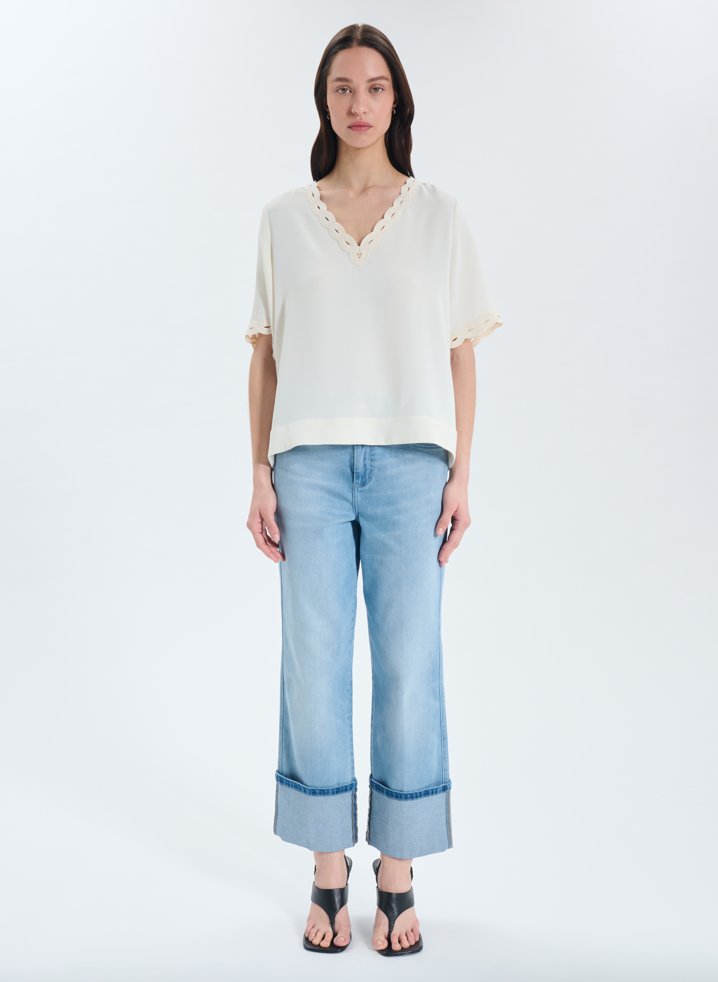 Top  tamia ZAPA Blanc