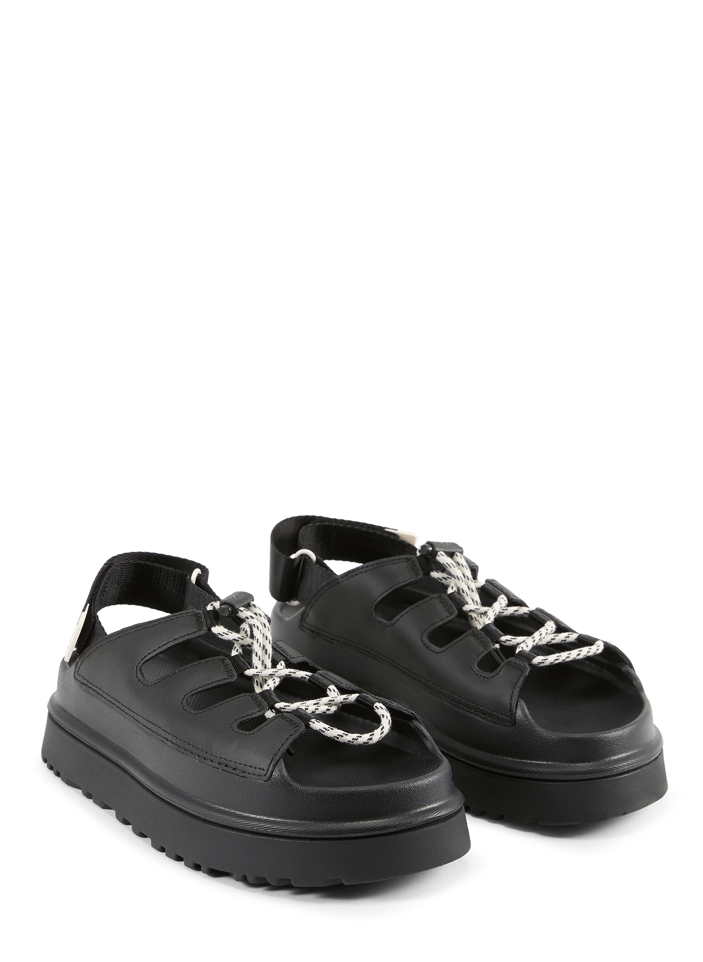 Sandali GoldenGlow con zeppa UGG Nero