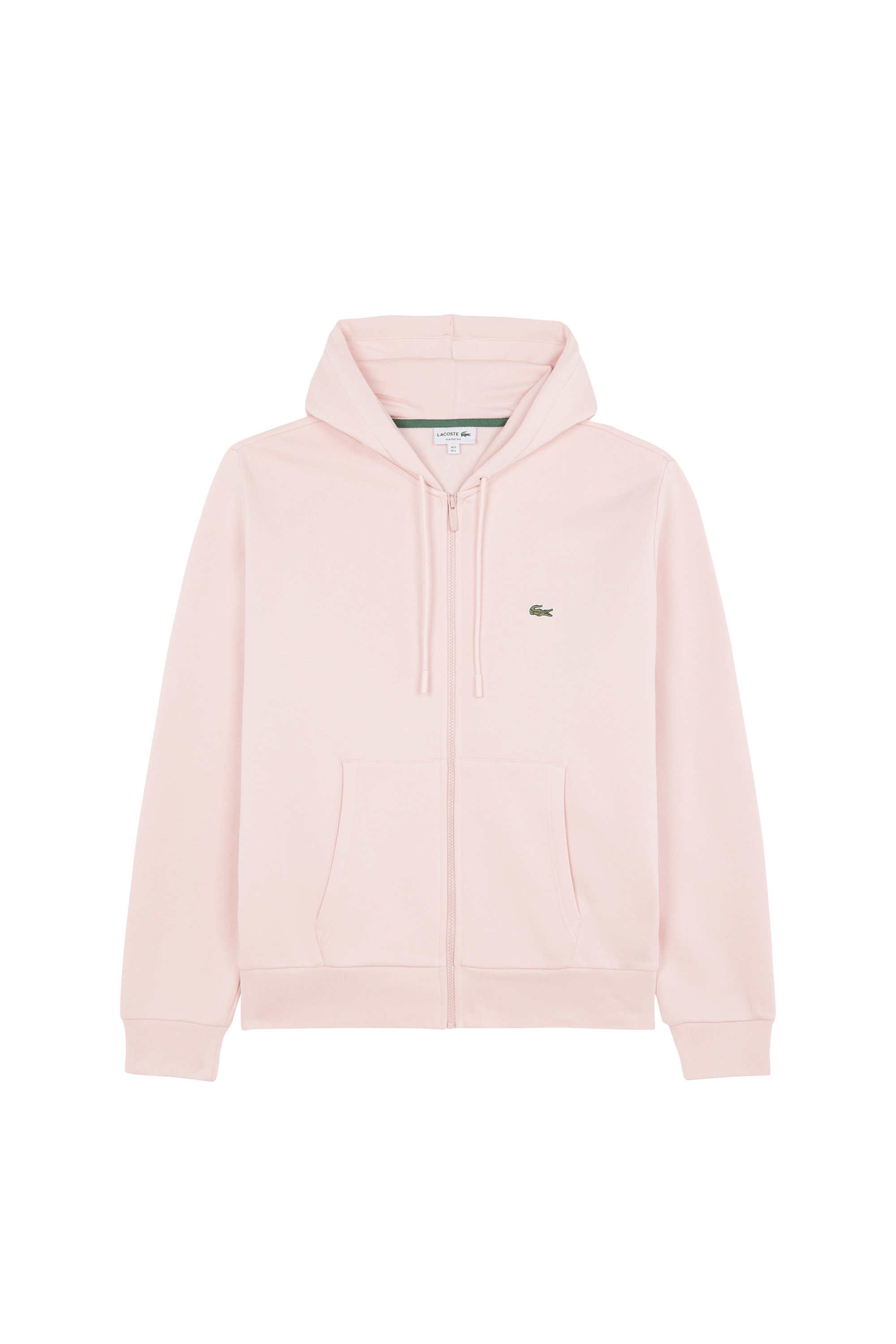 Hoodie zippé LACOSTE Rose