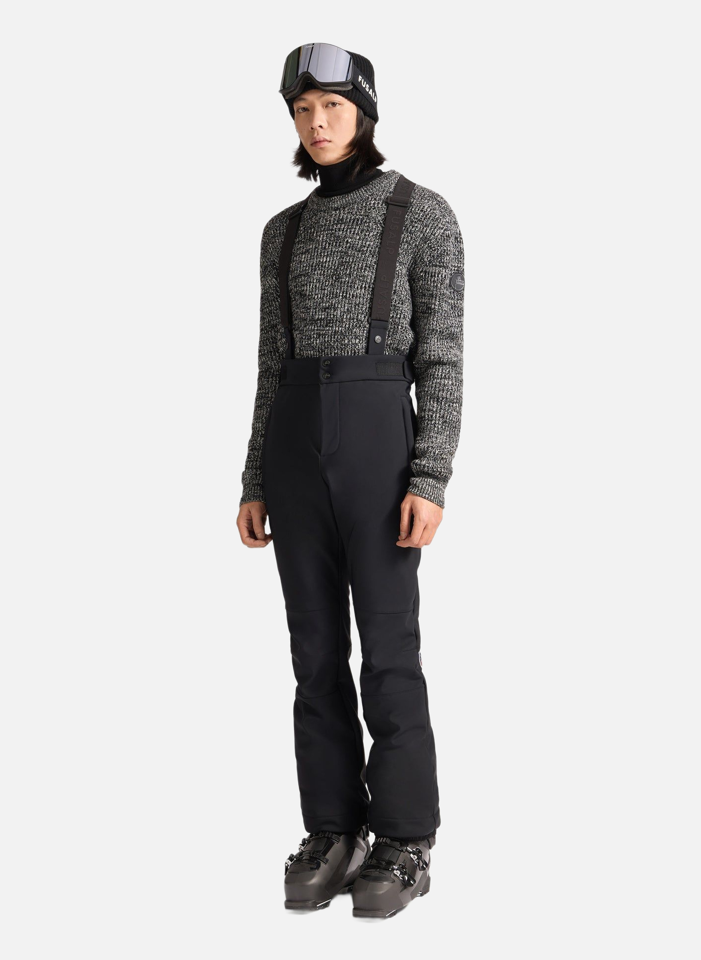 Pantalon de ski franz coupe ajustée FUSALP Noir
