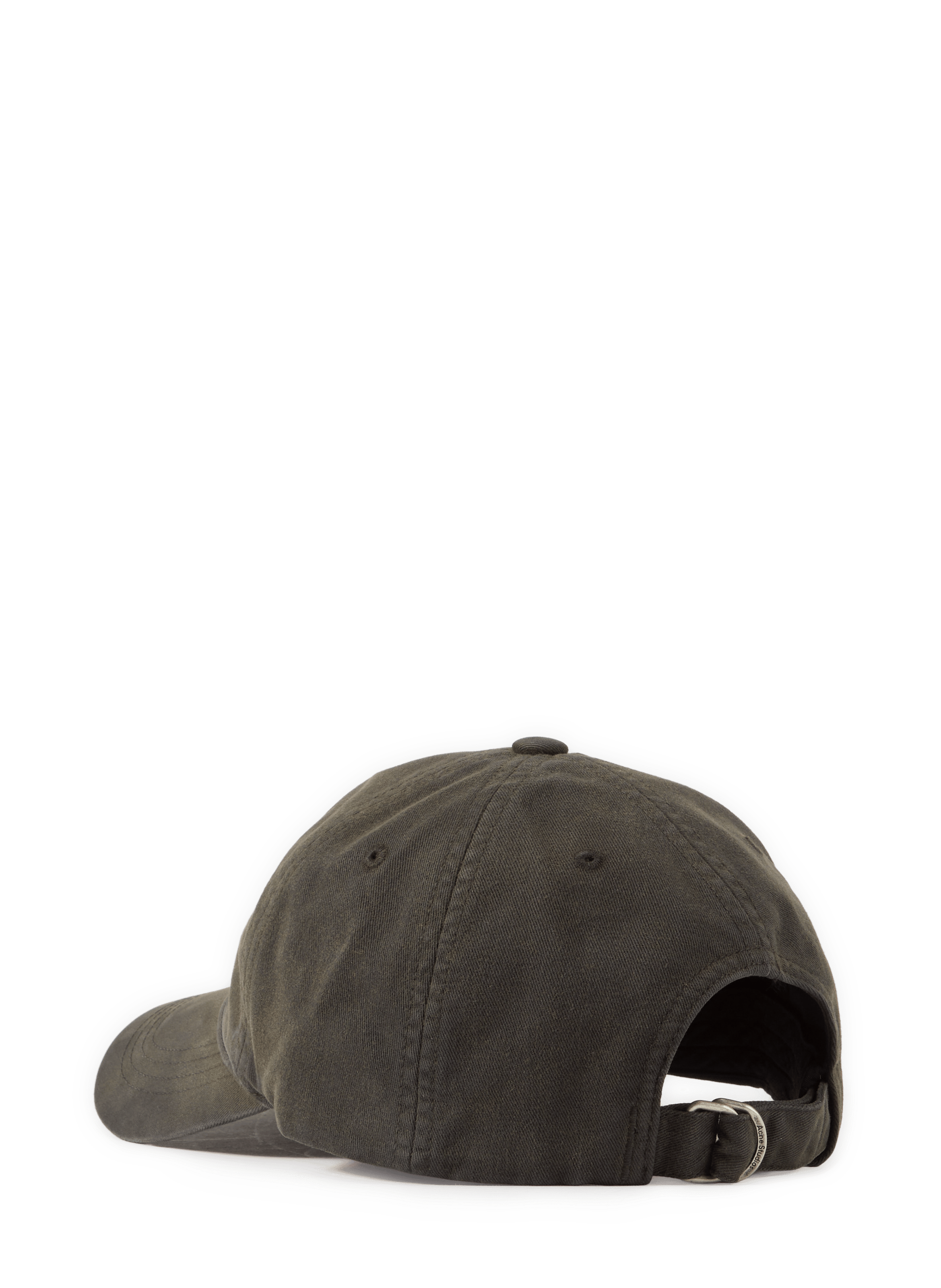 Gorra bordada de algodón ACNE STUDIOS Negro