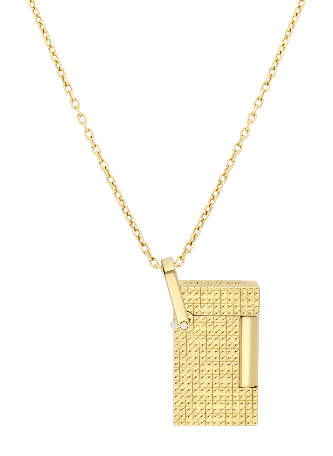 Aansteker halsketting Diamanten punt S.T. DUPONT Goud