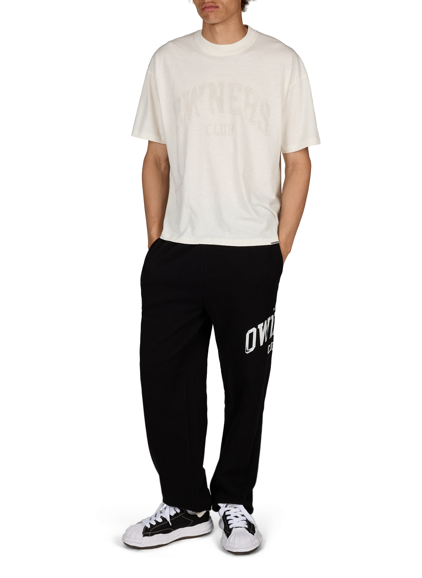 Cotton round-neck T-shirt REPRESENT Beige