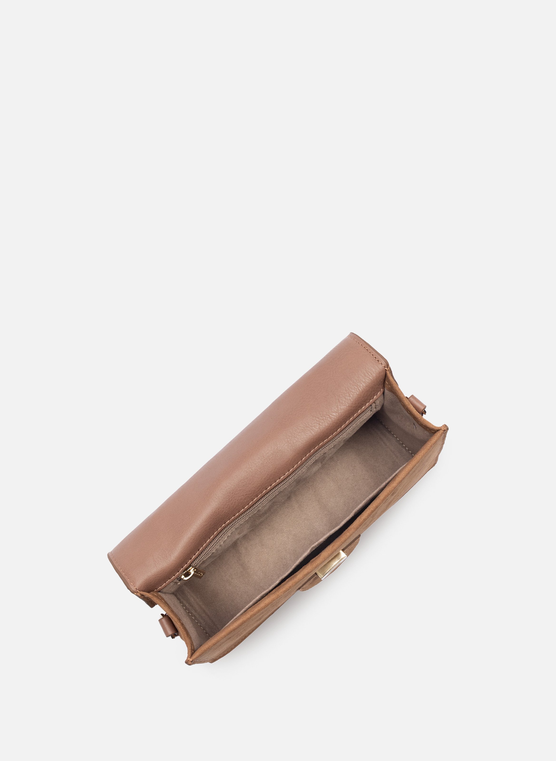 Sac à main - suède ily LANCASTER Marron