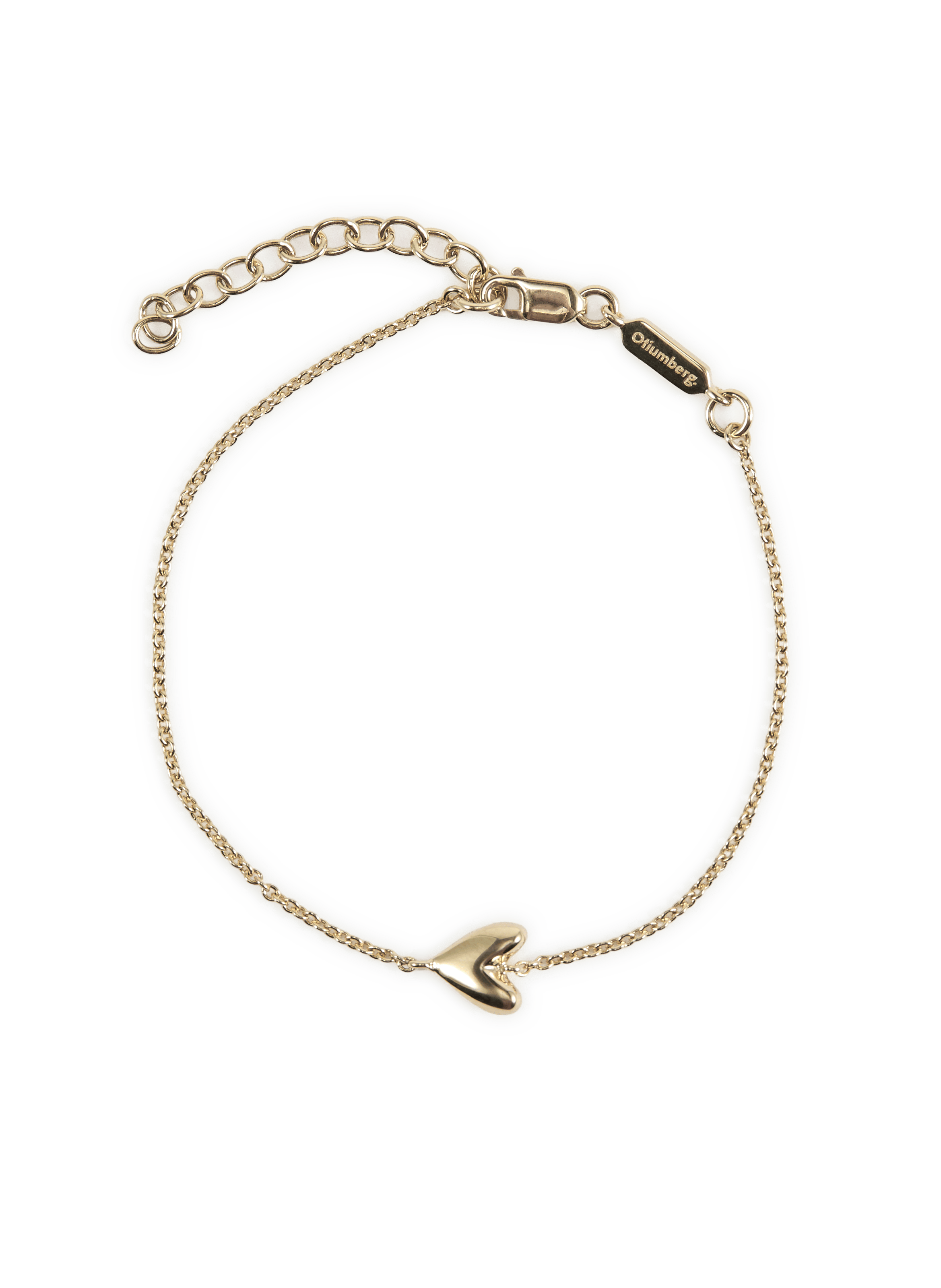 Thin silver bracelet OTIUMBERG Golden