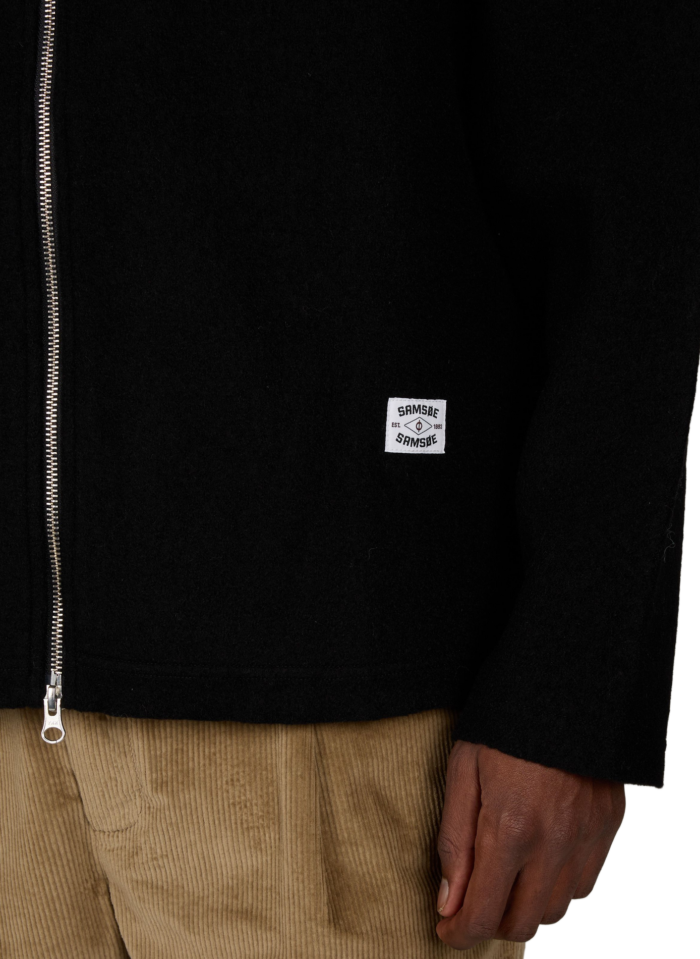 Wolljacke SAMSOE SAMSOE Schwarz