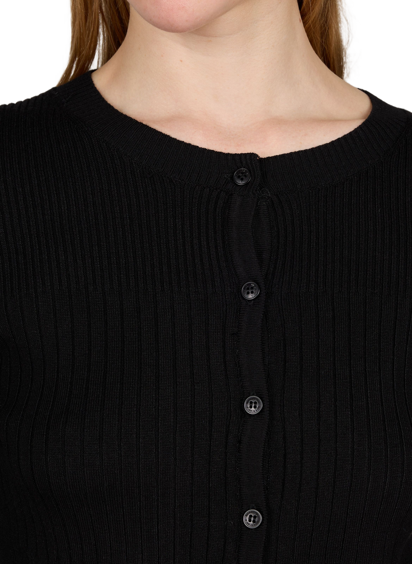 Fitted ETERNA cardigan MUS & BOMBON Black