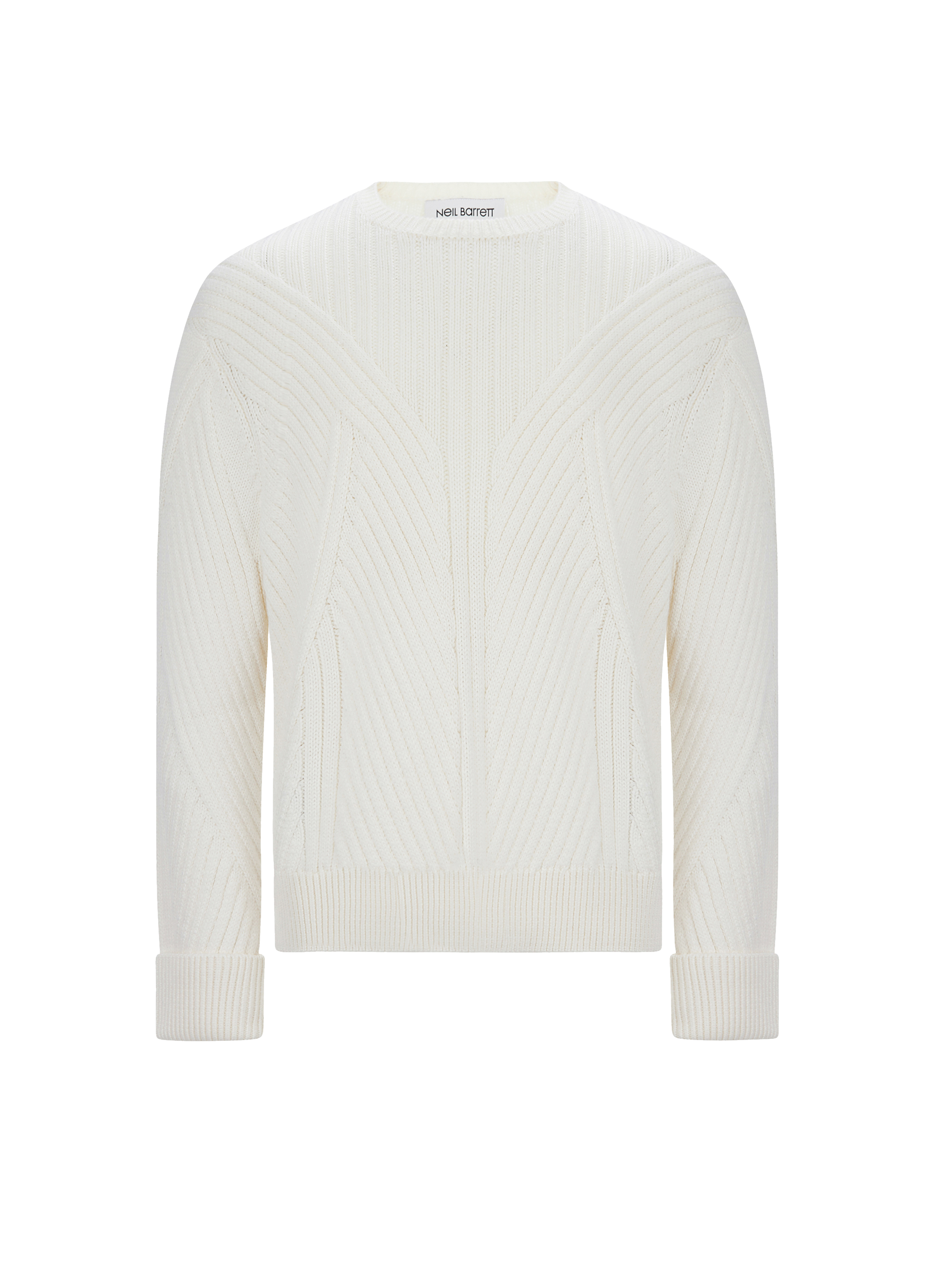 Pull en laine et coton mélangé