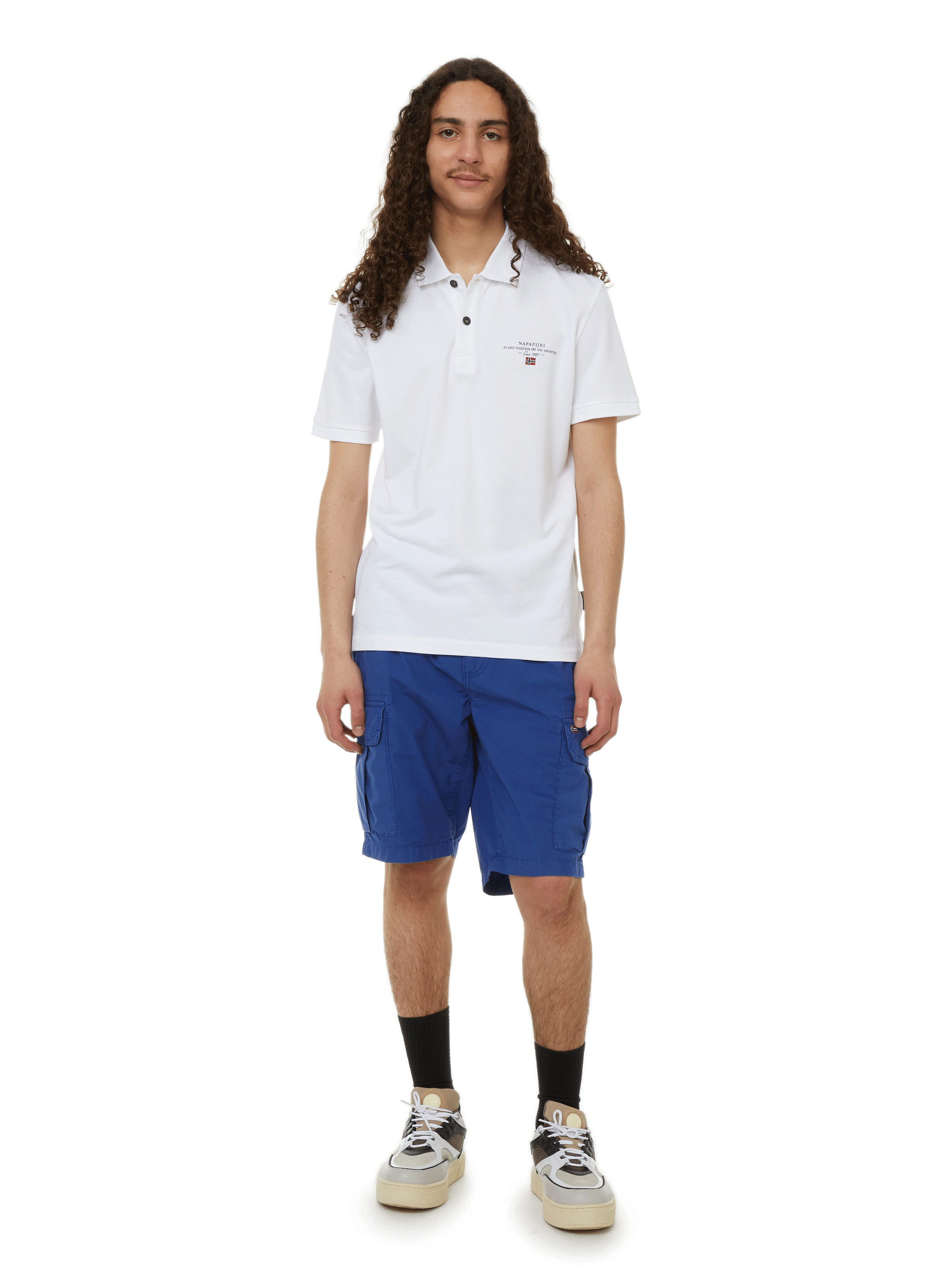 Polo en coton NAPAPIJRI Blanc