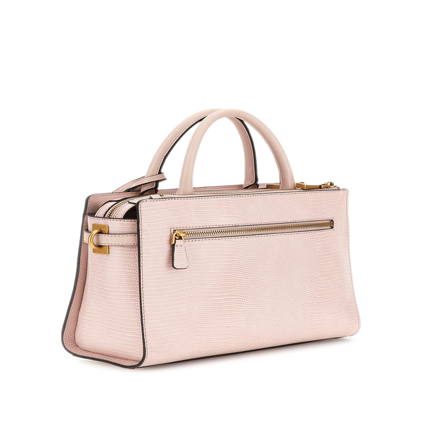 Guess Ginerva Elite Textured Handbag In Pink