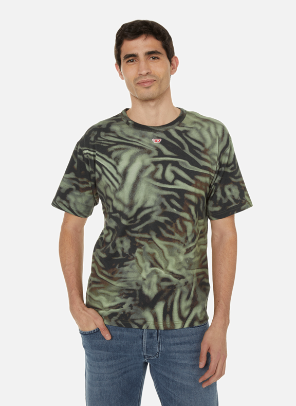DIESEL Printed T-shirt Green