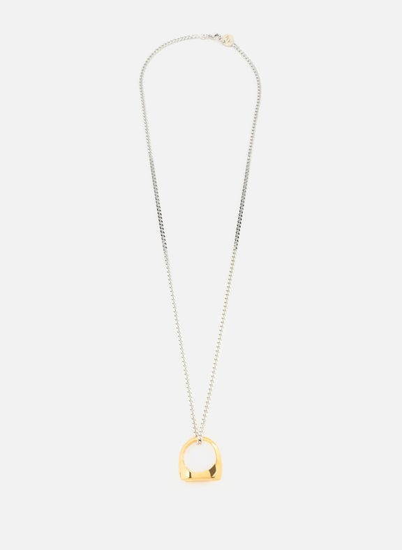 Ring pendant necklace Silver by ANNELISE MICHELSON ANNELISE MICHELSON Ring pendant necklace Silver