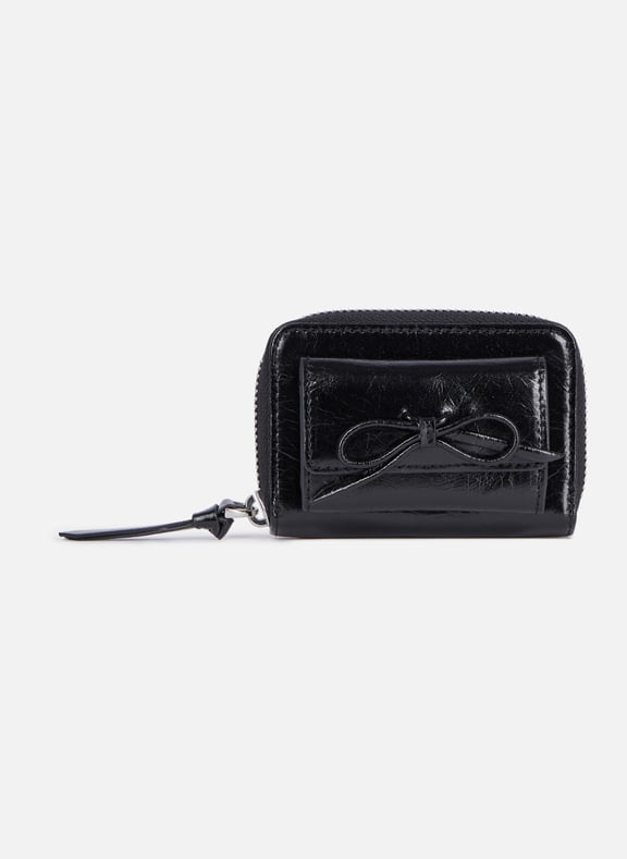Porte monnaie amélia en cuir Noir by THE KOOPLES THE KOOPLES Porte monnaie amélia en cuir Noir