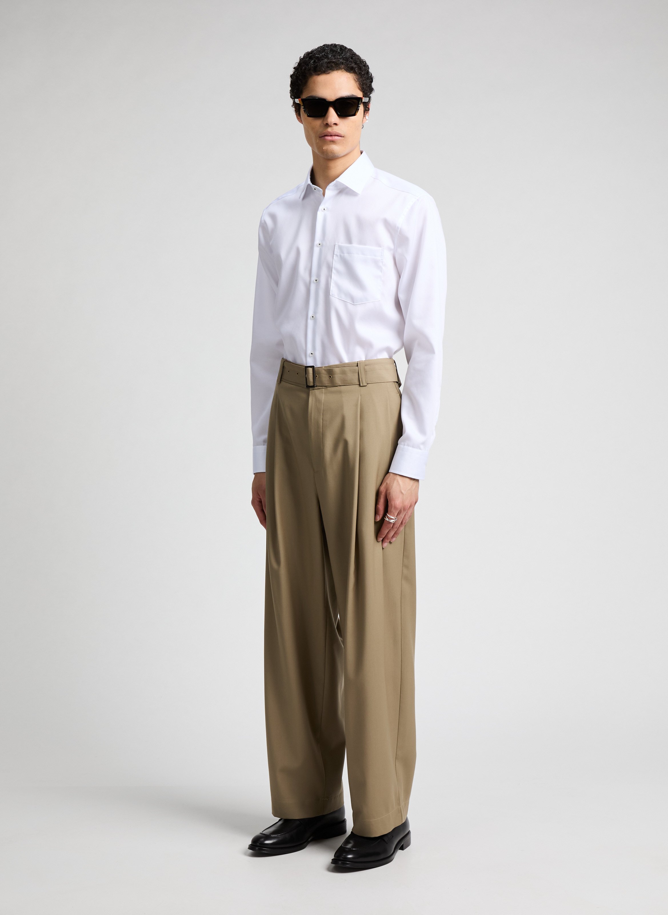 Linen shirt SEIDENSTICKER White