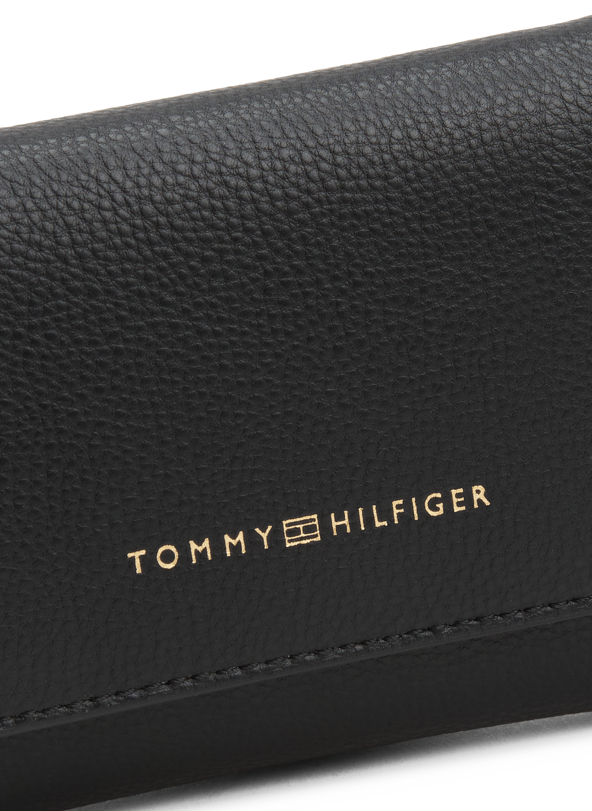 Portefeuille à trois volets TOMMY HILFIGER Noir