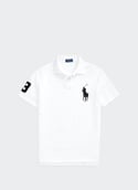 Extra slim fit cotton polo  White