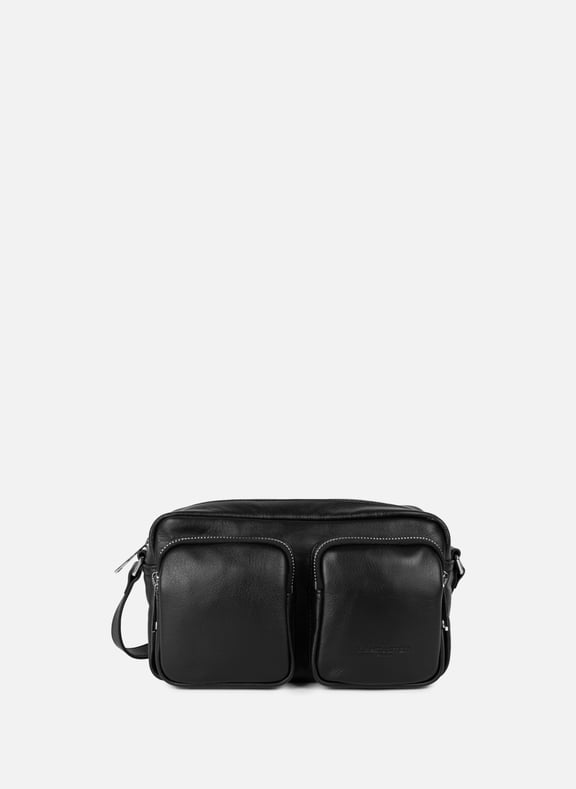 Sac trotteur - soft caramella Noir by LANCASTER LANCASTER Sac trotteur - soft caramella Noir