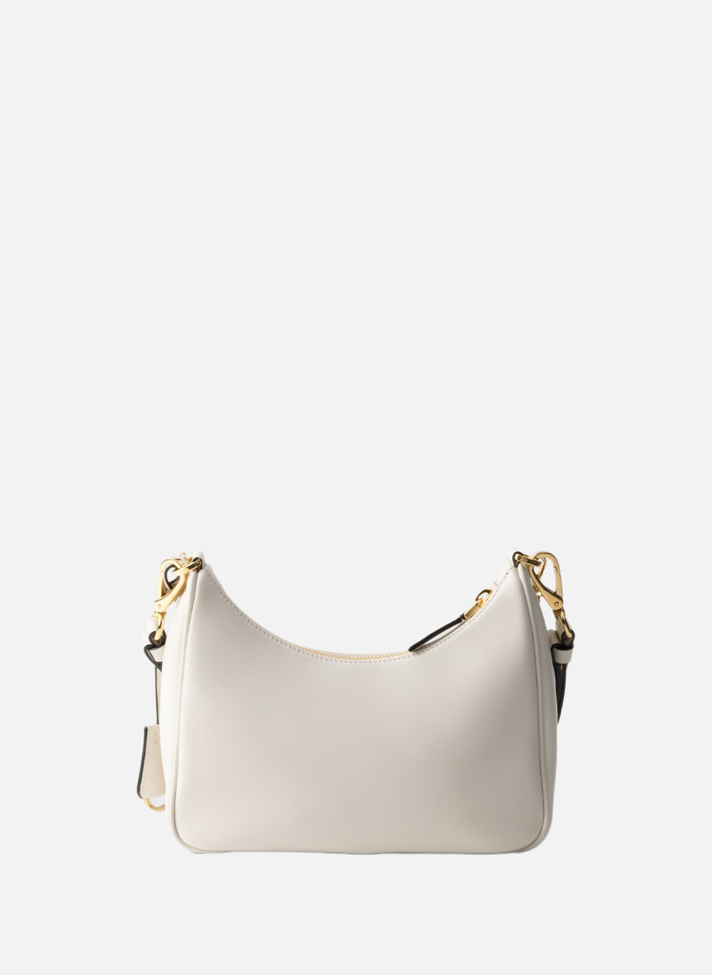 Mini sac prada re-edition en cuir PRADA Blanc