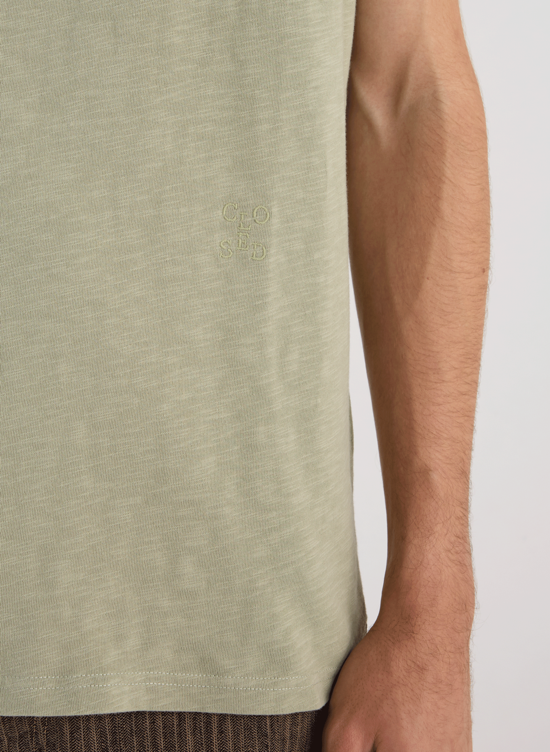 T-shirt en coton CLOSED Vert