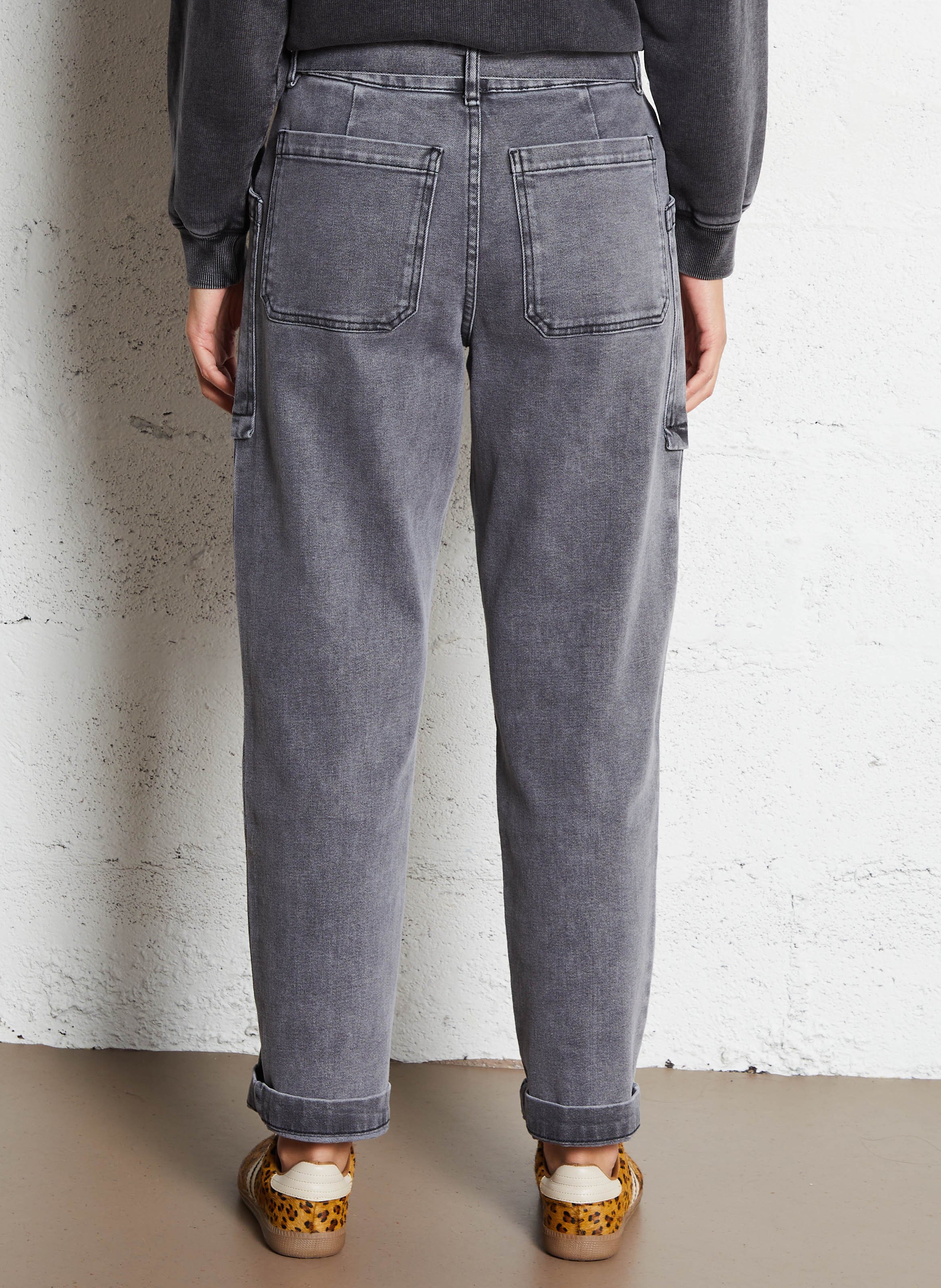 Jean droit selene IKKS Gris