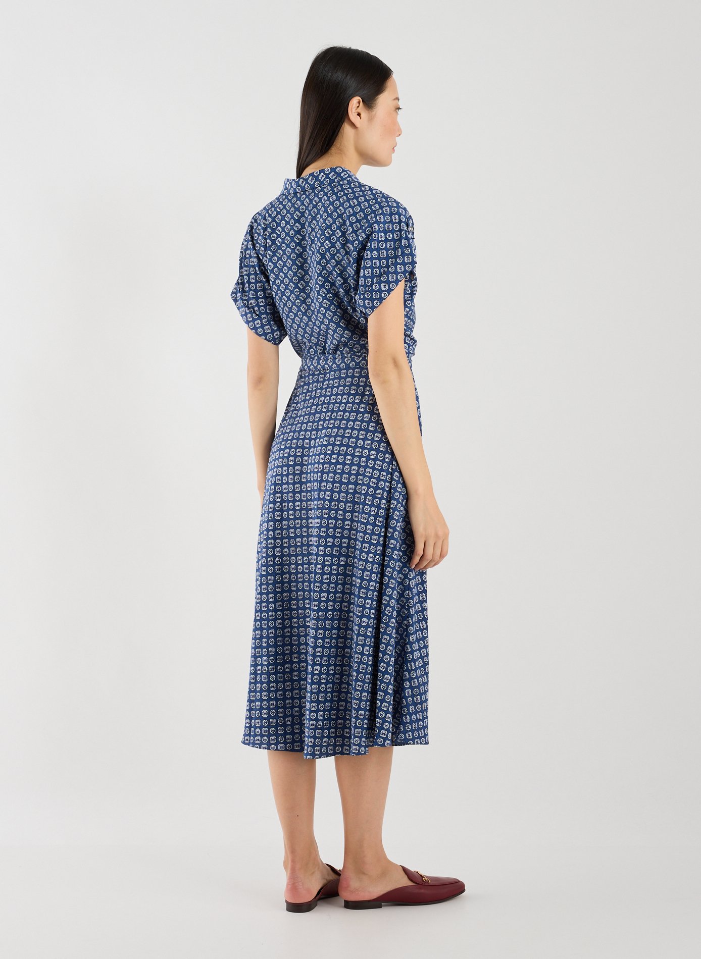 Patterned dress  LAUREN Blue