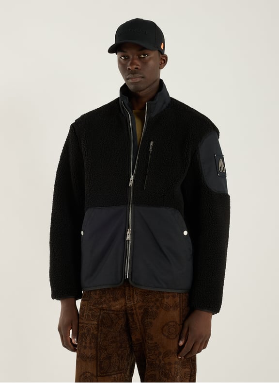 Veste ample col montant Noir by MOOSE KNUCKLES MOOSE KNUCKLES Veste ample col montant Noir