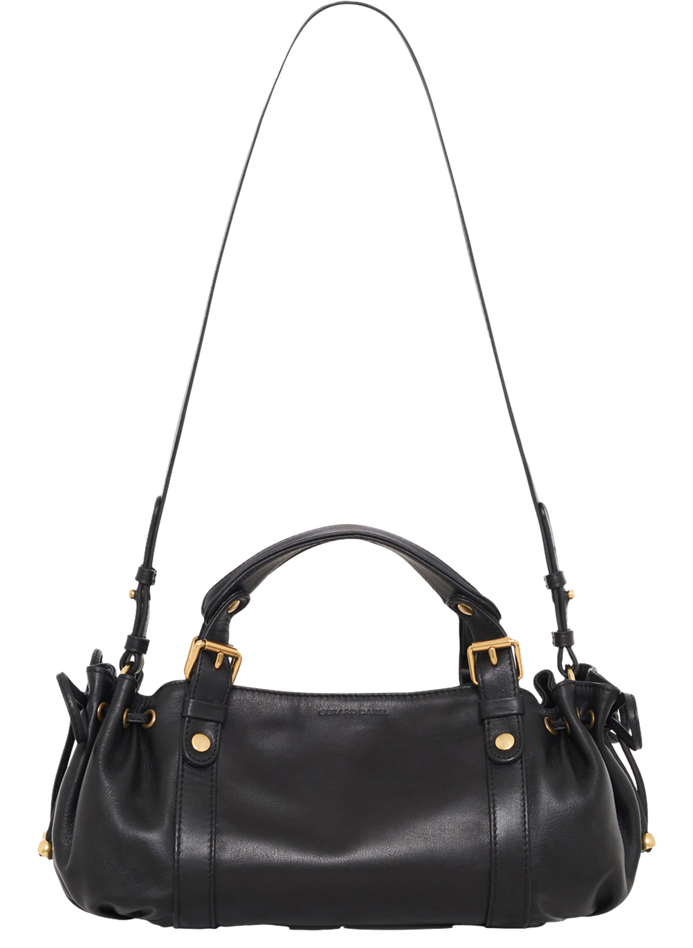 Mini sac à main en cuir – 12h GERARD DAREL Noir