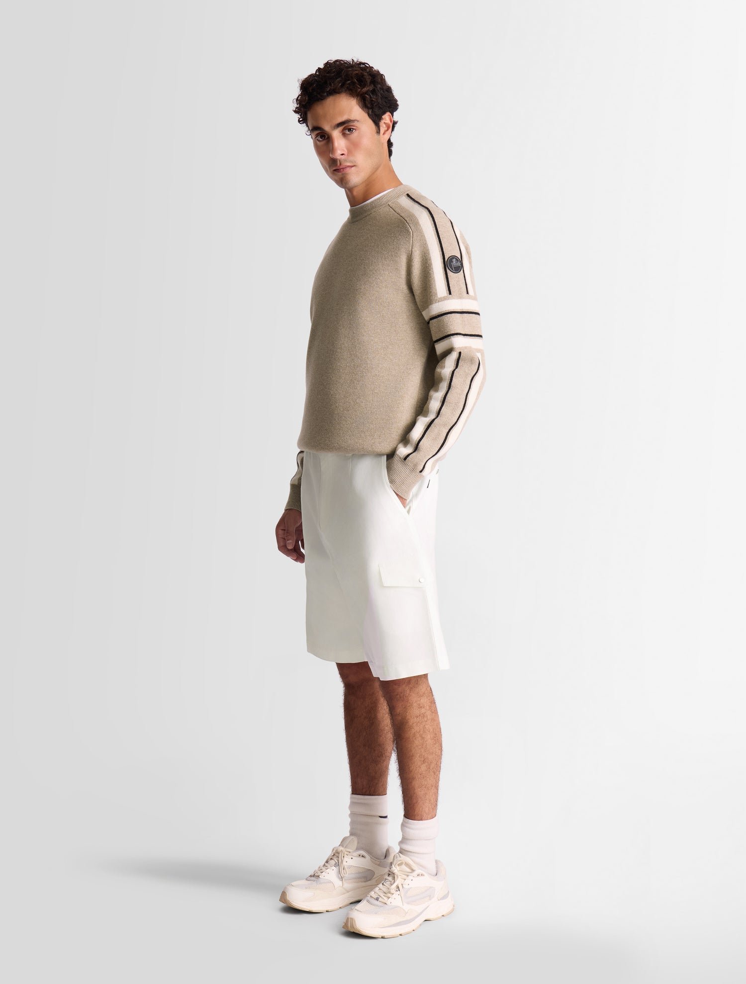 Short suauno coton coupe regular FUSALP Blanc