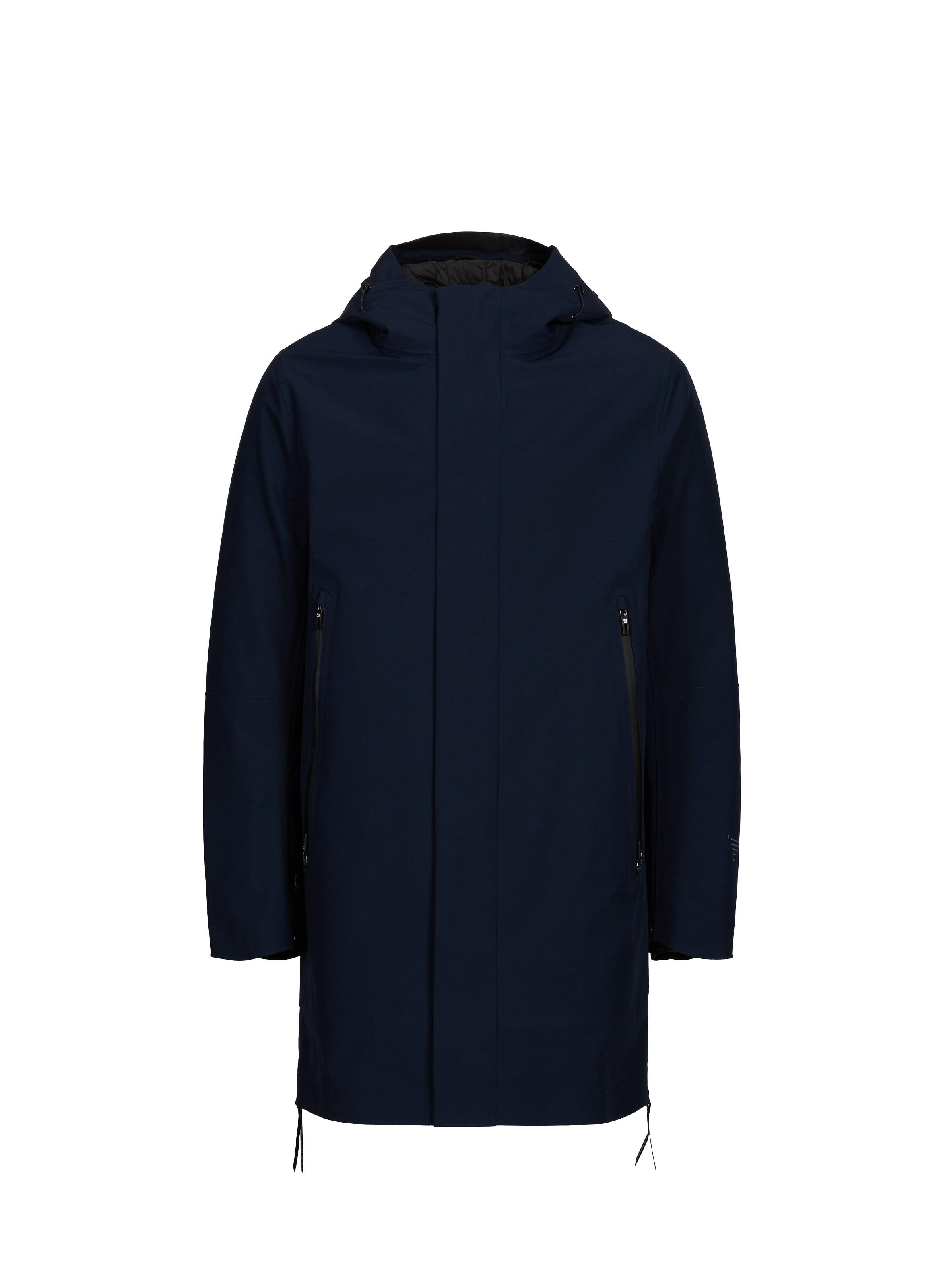 KRAKATAU Parka à capuche avec doublure amovible Blue