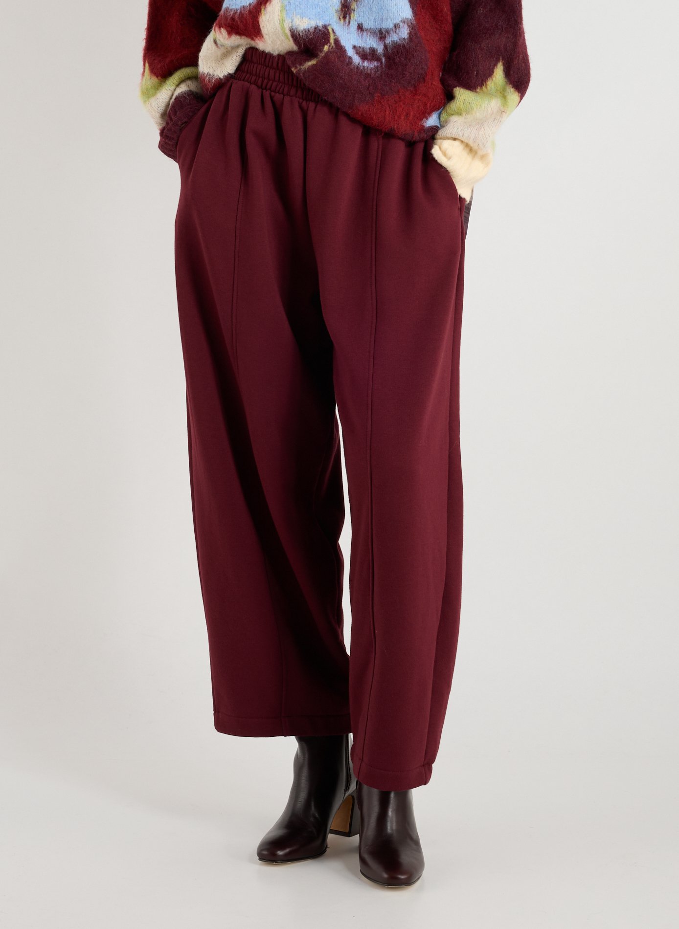 TOPSHOP Loose-fitting sweatpants Red