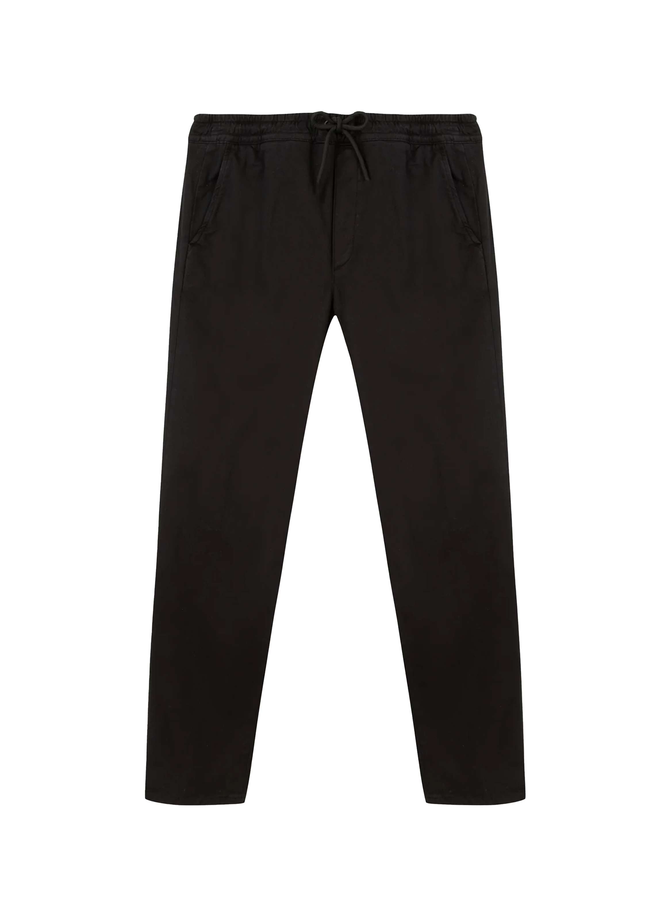 MAISON LABICHE Arcade straight-leg pants in mixed cotton Black