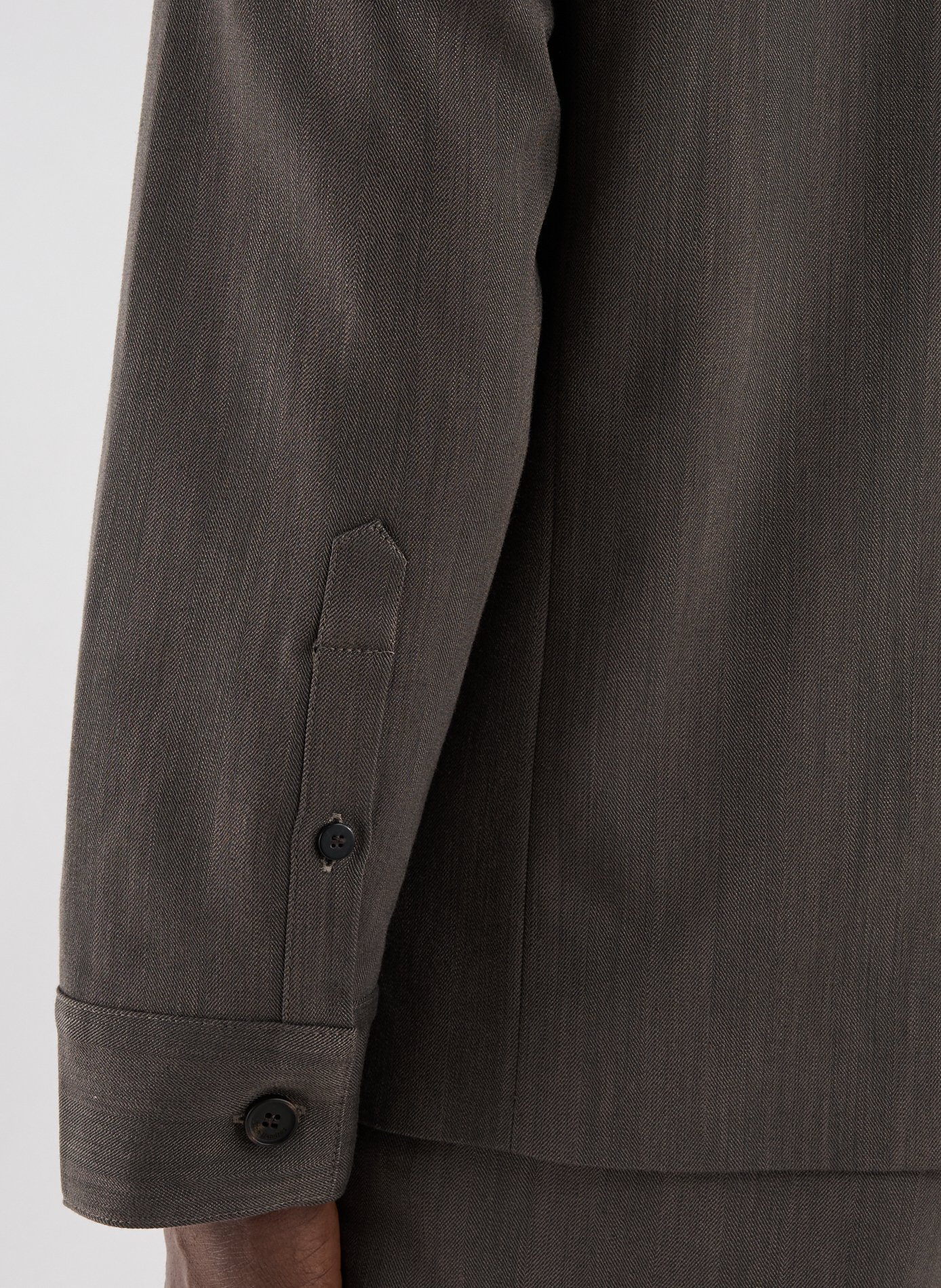 Straight blazer with tailored collar WON HUNDRED Grey