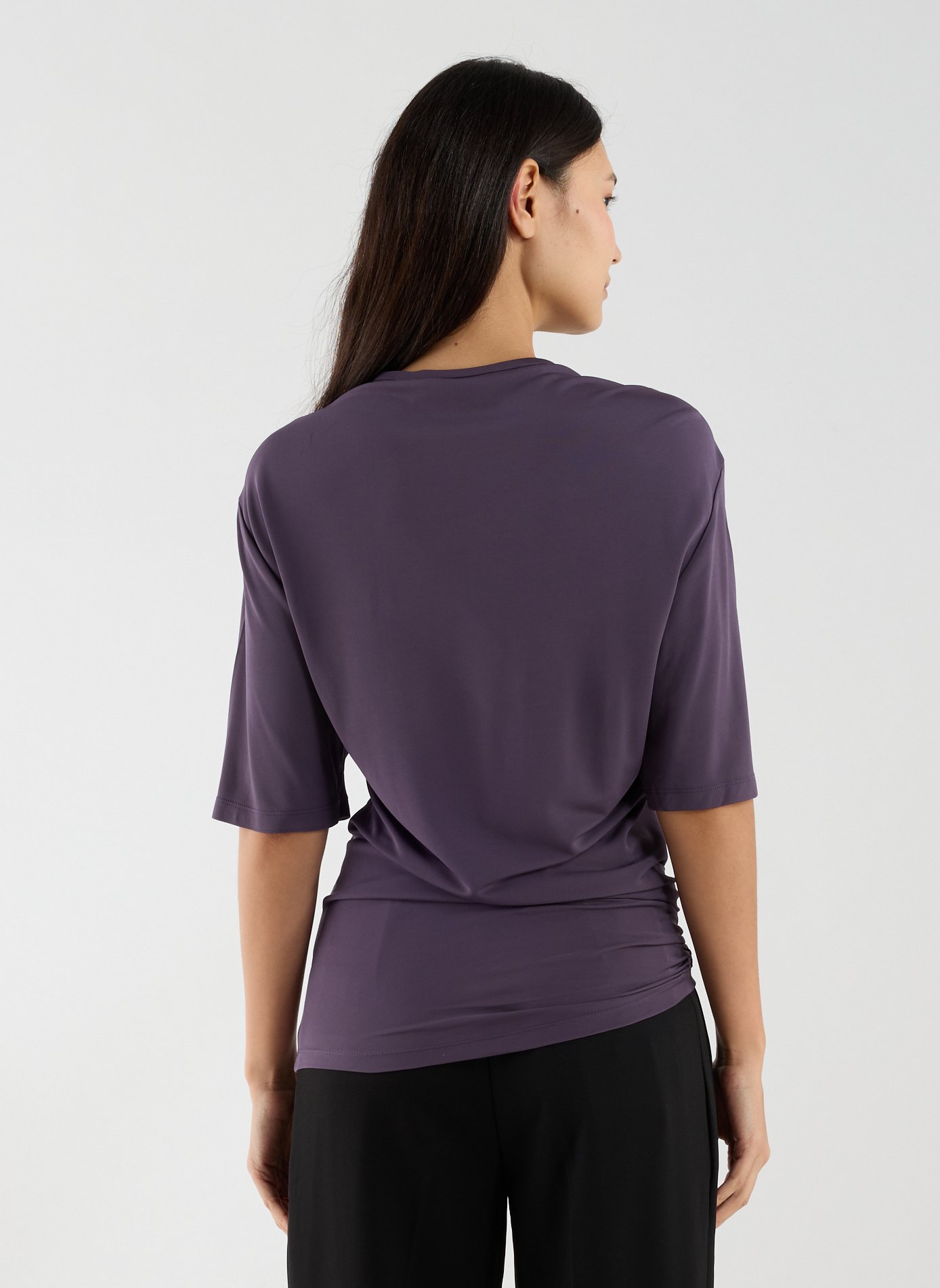 Top avec détail drapé CHRISTOPHER ESBER Violet