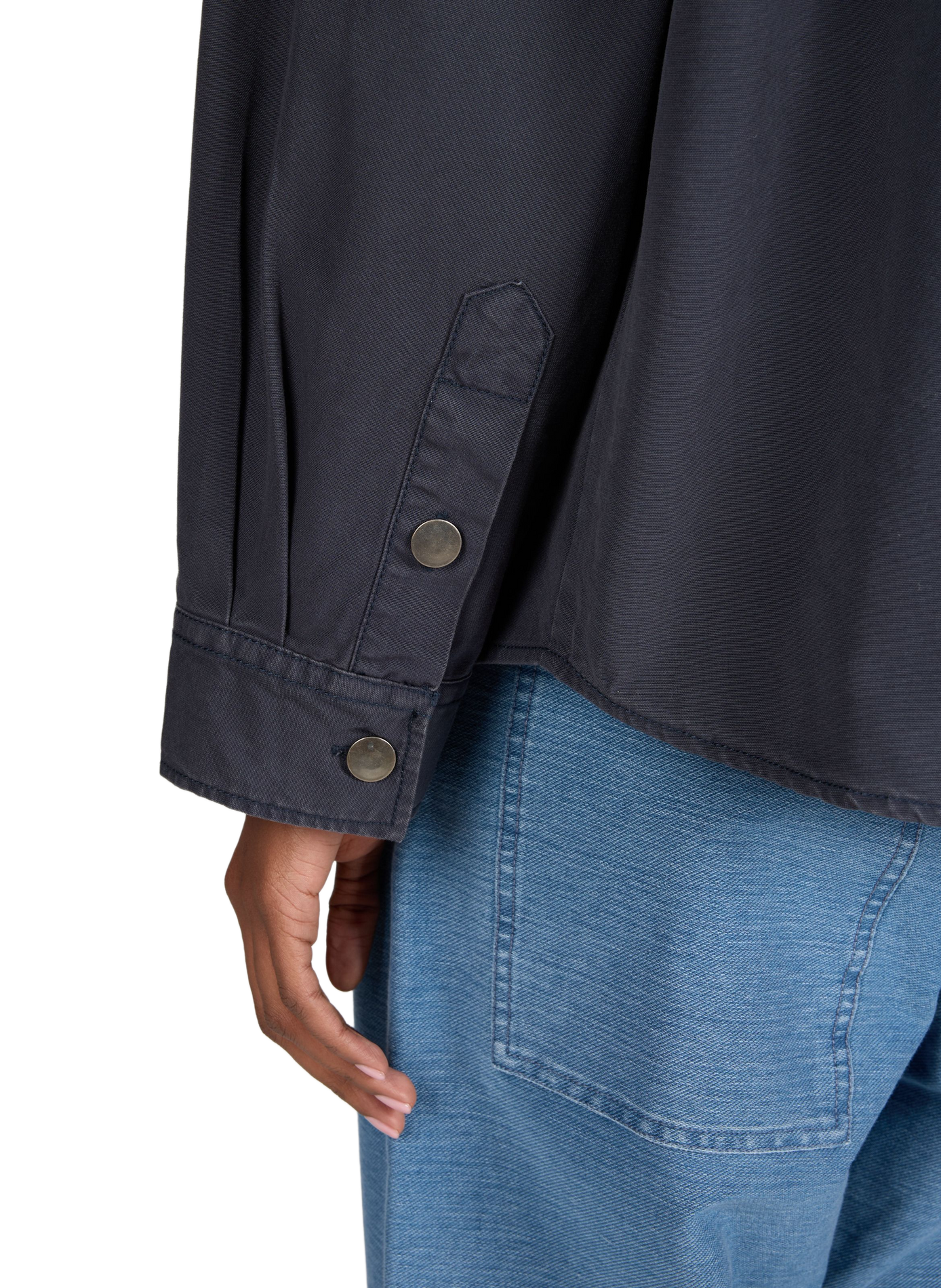 Casual cotton overshirt Wandy BELLEROSE Blue